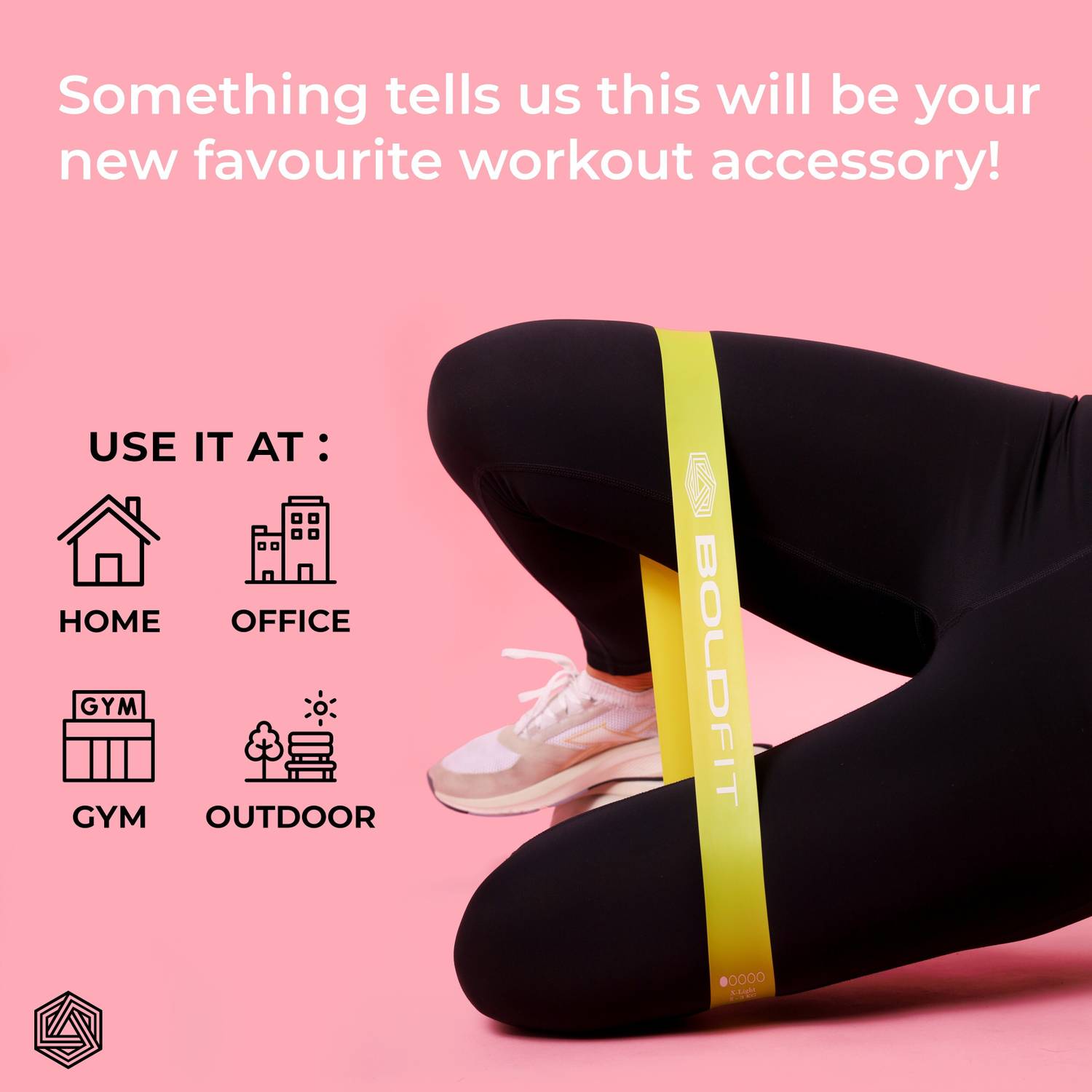 BOLDFIT Resistance Bands Mini Loop for Home Workout - Image 3
