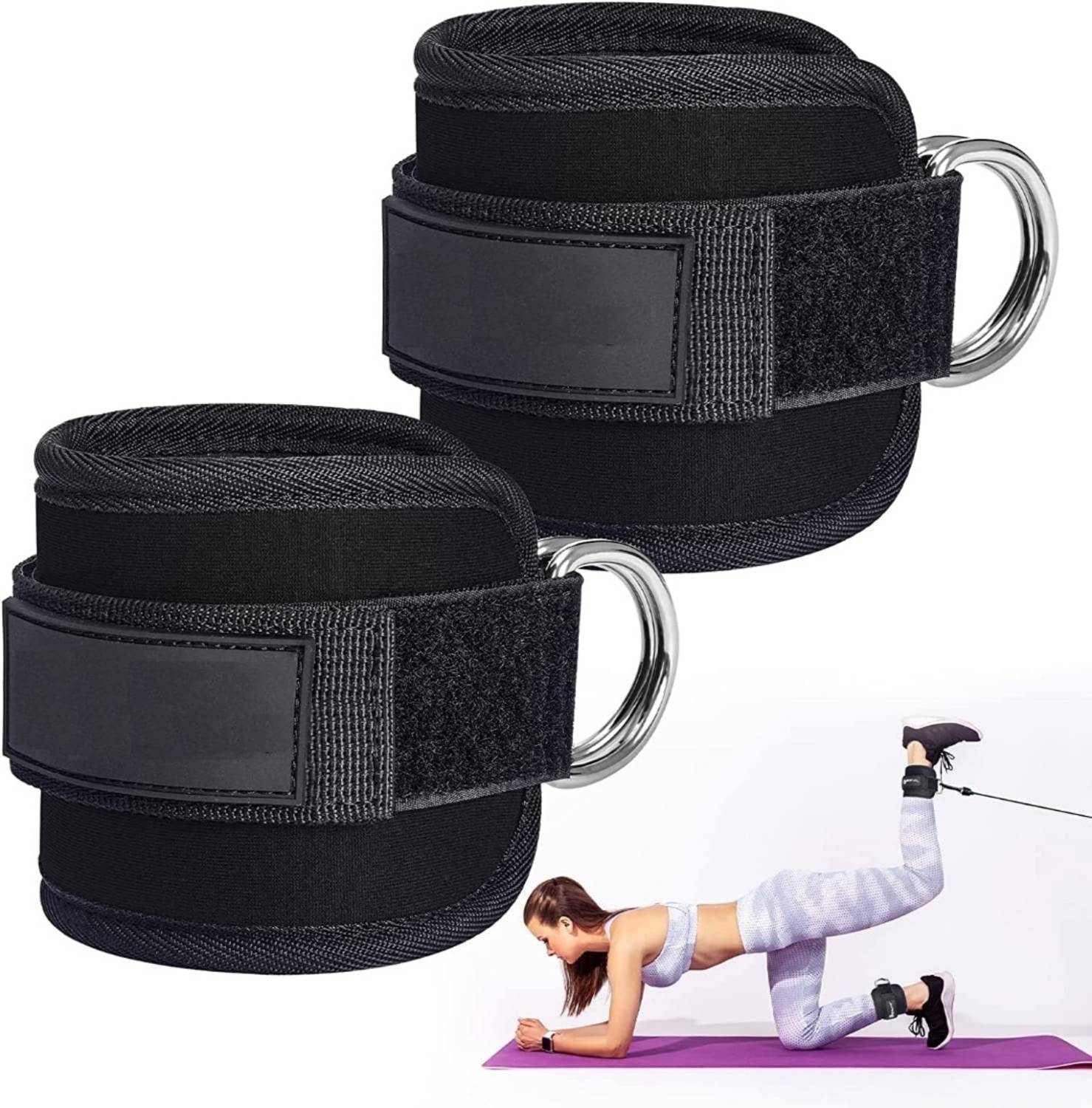 ActiveWar Ankle straps for gym workout men and women Fitness Band
