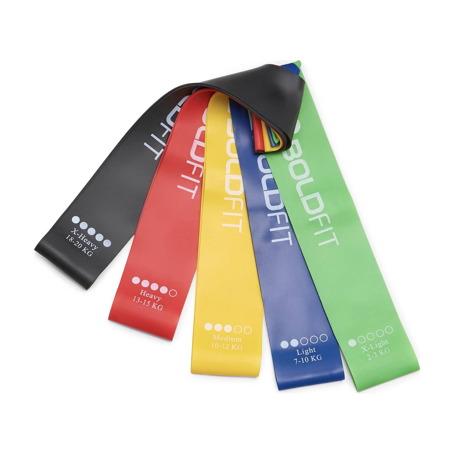 BOLDFIT Resistance Bands Mini Loop for Home Workout - Image 1