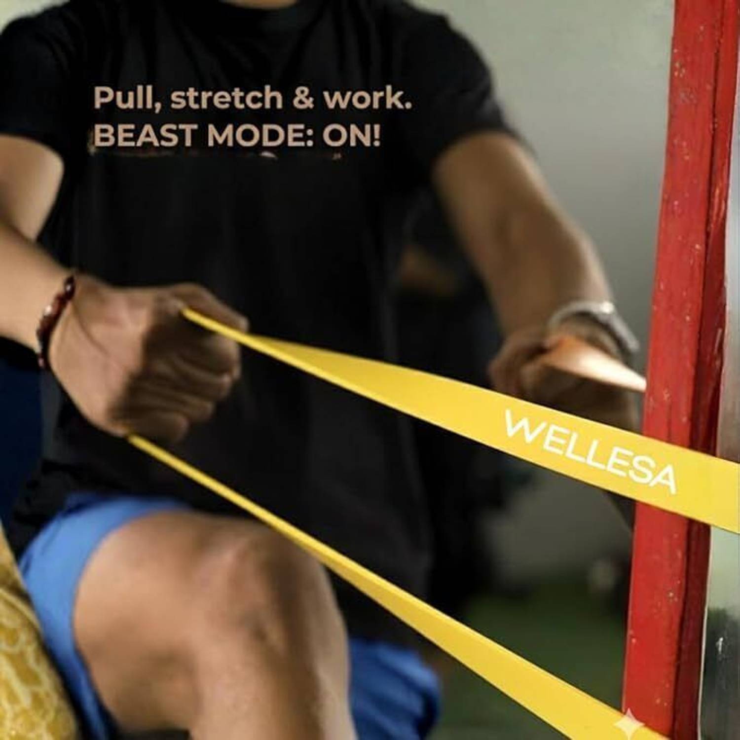 Wellesa Heavy Resistance Band (45-60kg) - Image 3