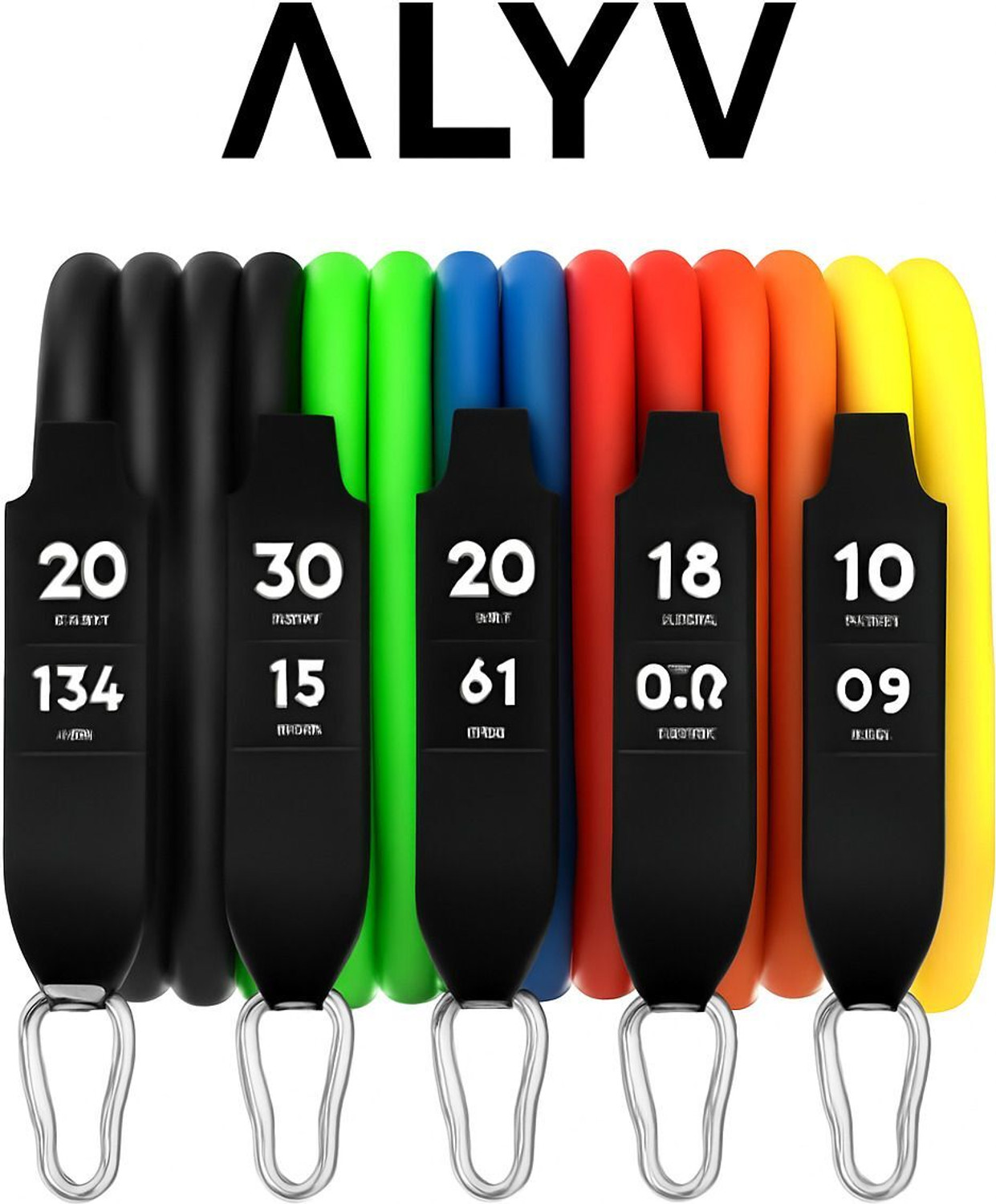 Image of alyv Resistance Band Set 11-in-1 Resistance Band