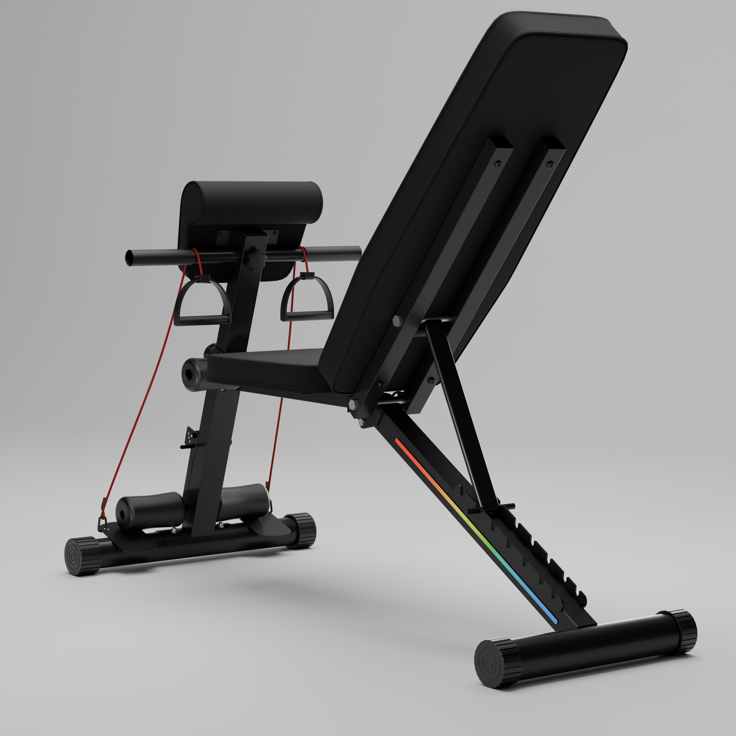 Image of Cult PreacherBench for Workout, Adjustable Resistance Bands, 350kg MaxWeight Foldable Multipurpose Fitness Bench