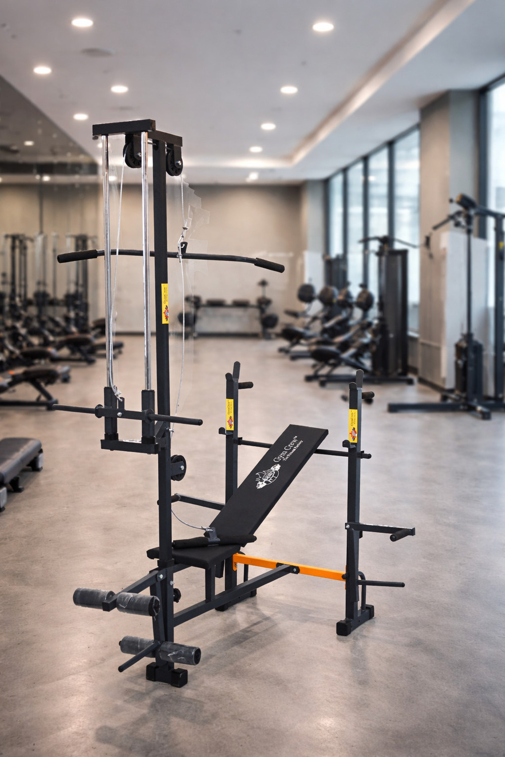 Image of GymCrew Multipurpose 20 in 1 Single Support BY Prin Multipurpose Fitness Bench