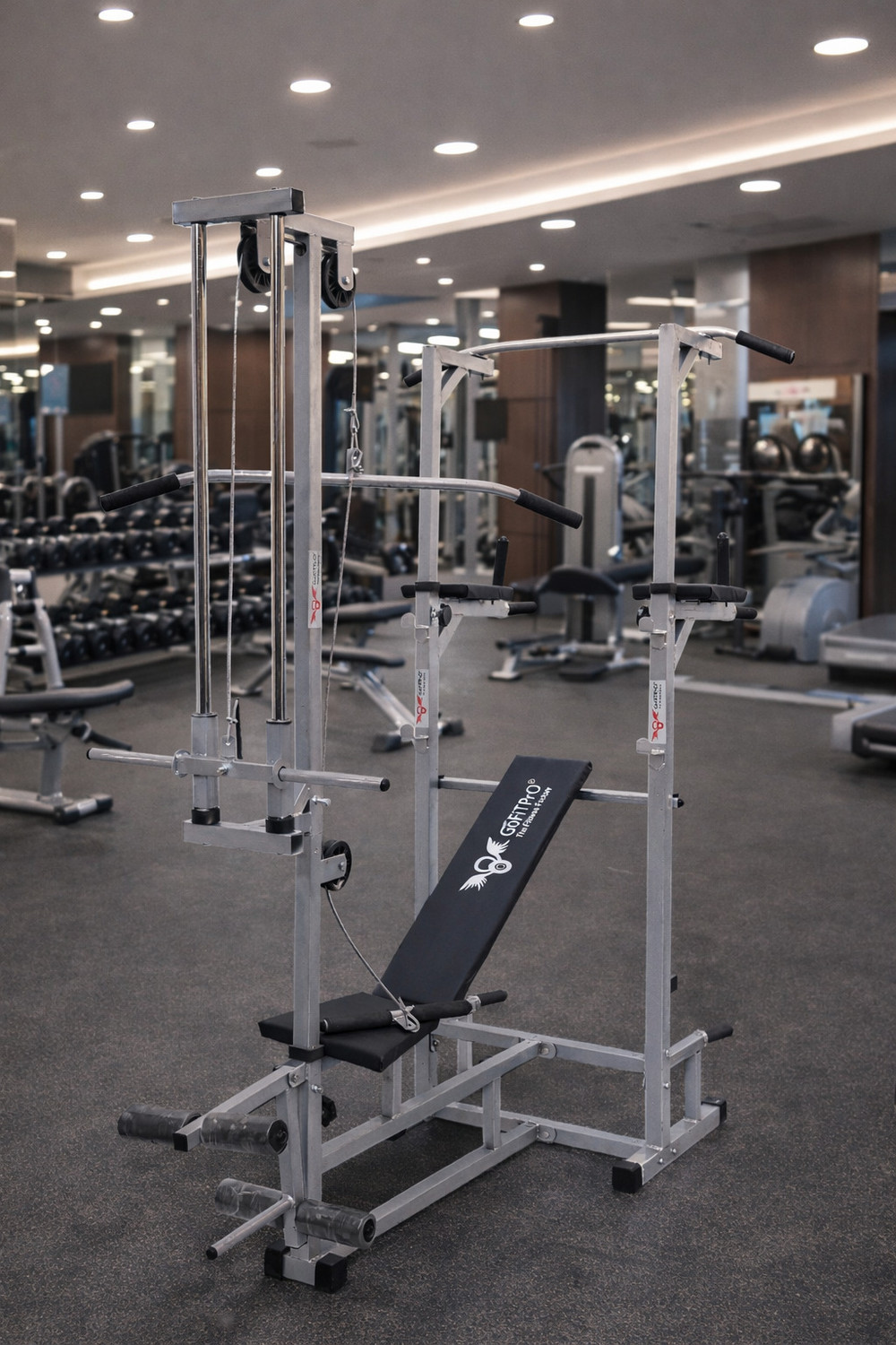 Image of GoFiTPrO ABS Tower 20 /1 Double Support Multipurpose Fitness Bench