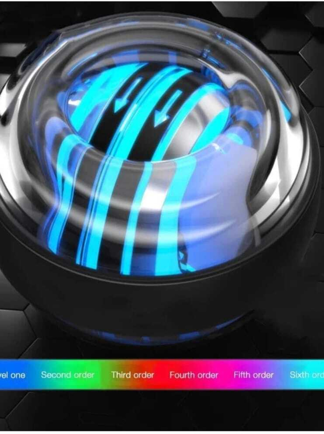 Image of NITYA ENTERPRISE Wrist Gyro Ball for Stronger Muscle and Bones Workout Strengthening Exerciser Hand Grip /Fitness Grip