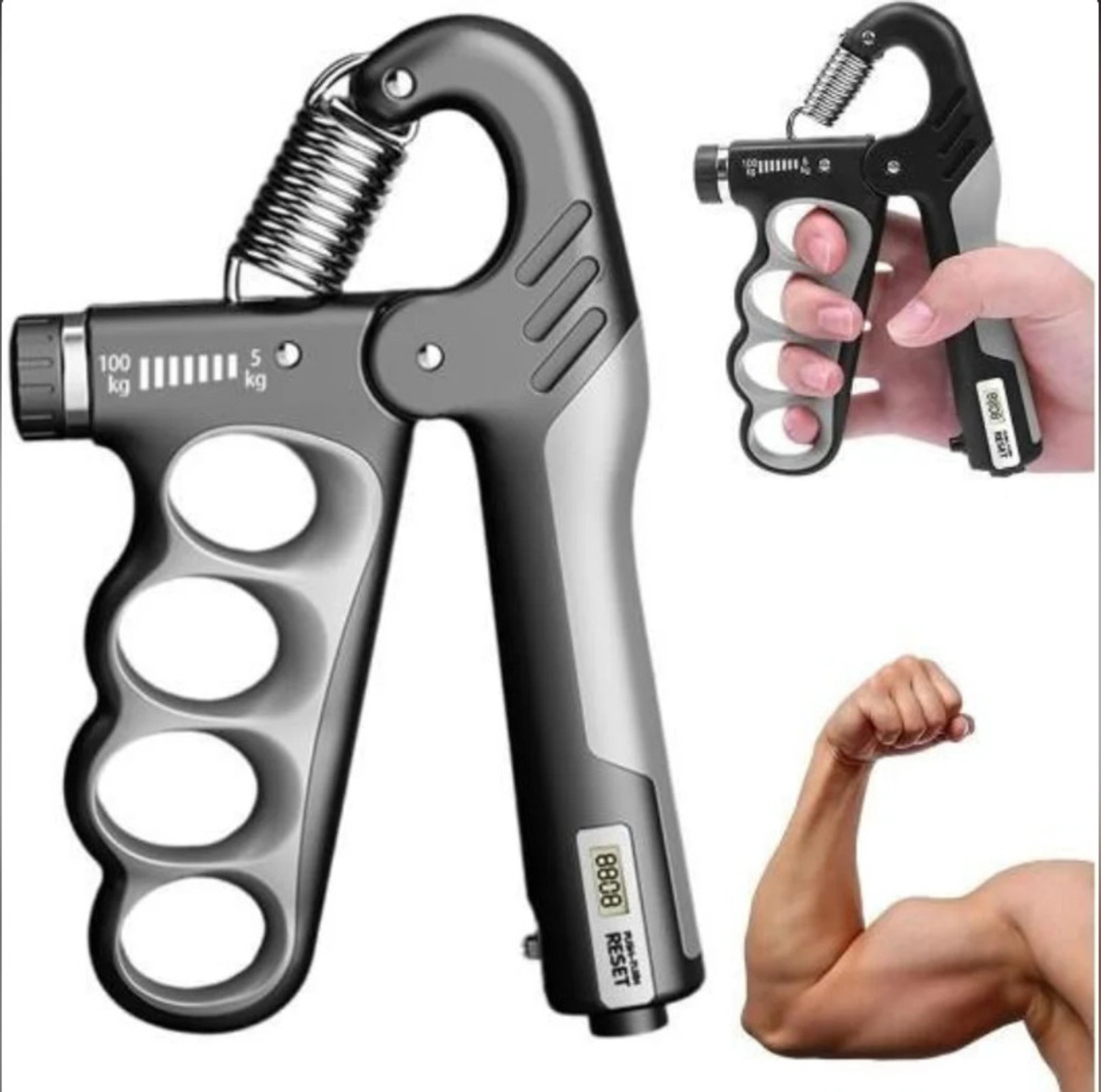Image of UKARUS Ring counter Hand Grip Strength Trainer for Muscle Building, Forearm Exerciser Hand Grip /Fitness Grip