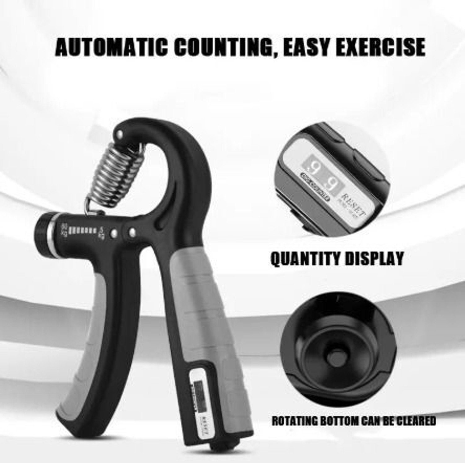 Image of UKARUS Digital Hand Grip And V-shape grip V-Shape Hand Gripper for Men Hand Grip /Fitness Grip