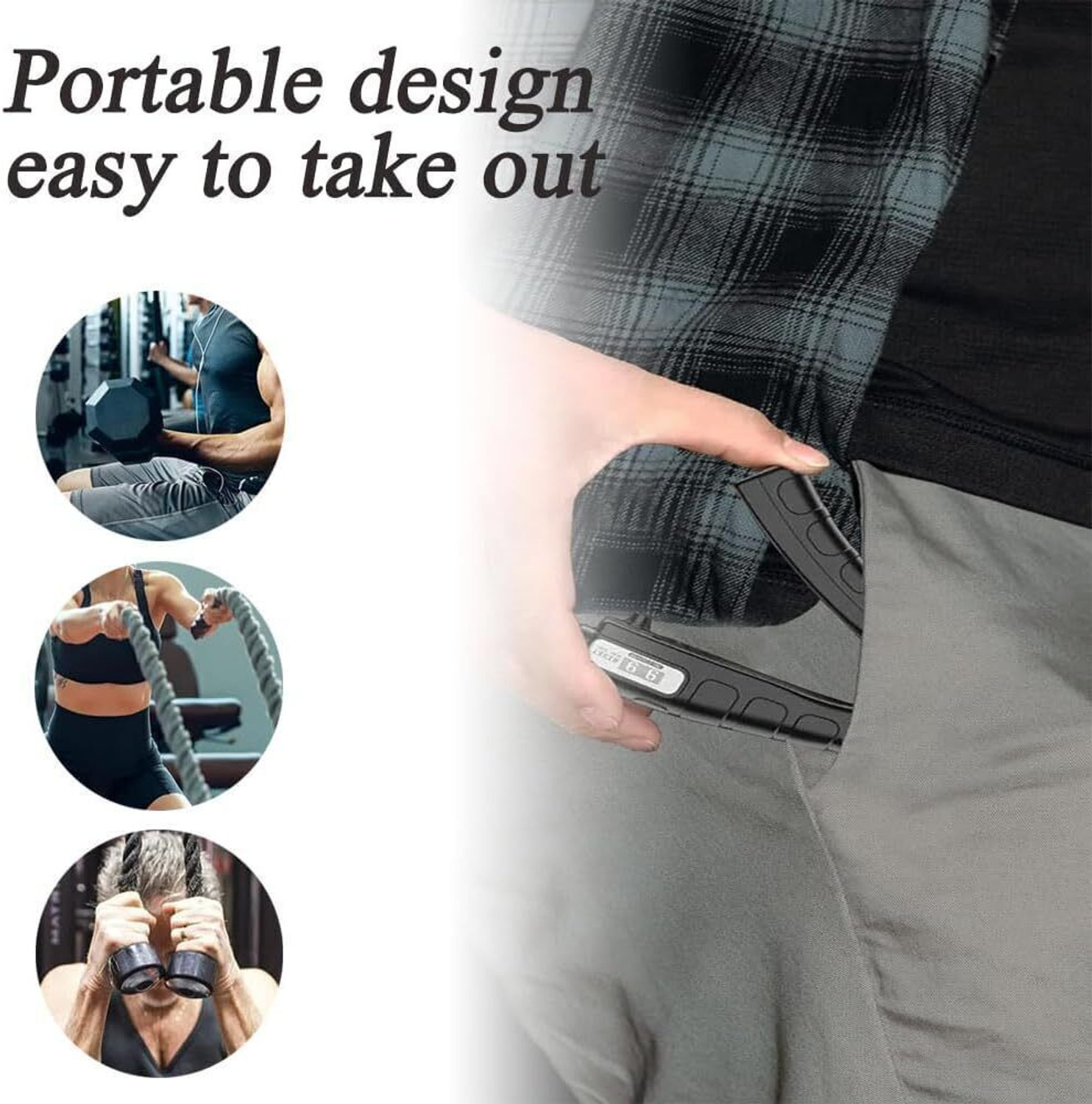 Image of Athlian Adjustable Hand Gripper with Counter, 5-60kg Hand Strengthener for Men & Women Hand Grip /Fitness Grip