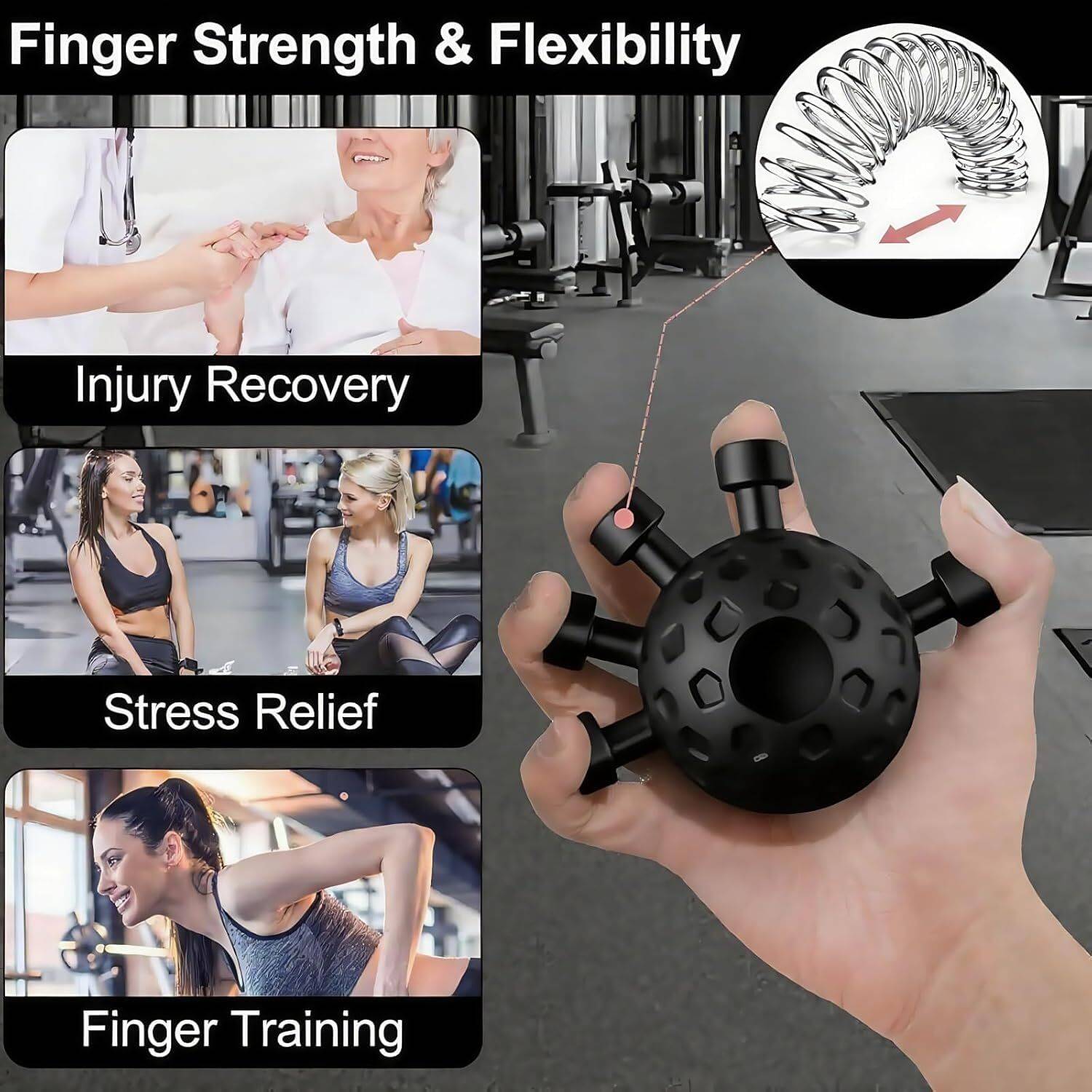 WARRIO Finger Exerciser Hand Grip Strengthener - Image 2