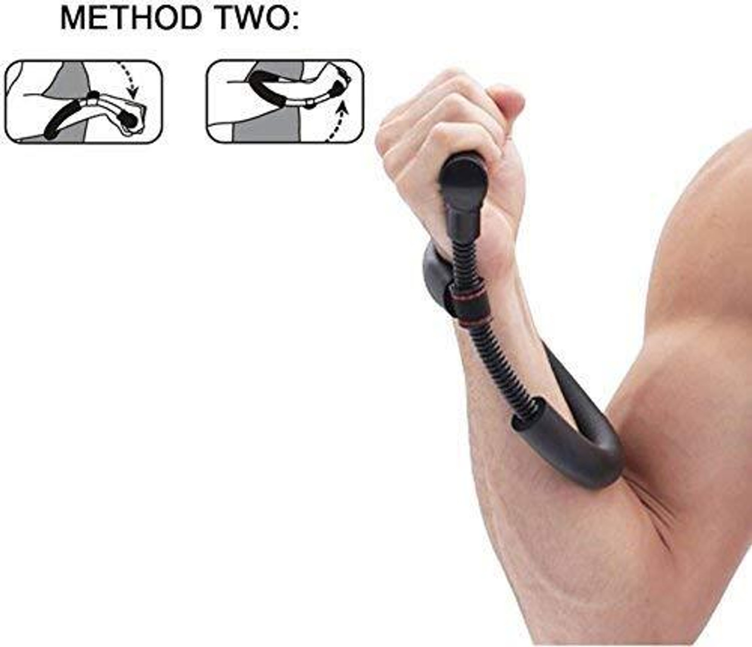 Image of BOLDIT Forearm Strengthener Wrist Exercise Equipment Arm Strengthener Hand Grip /Fitness Grip (Black)