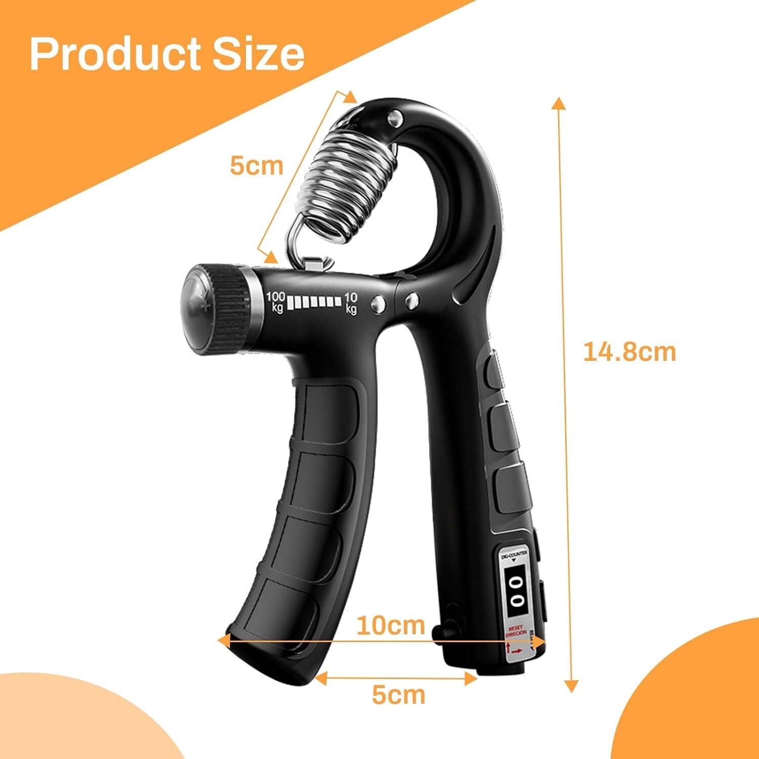 CARTIVA Adjustable Grip Strengthener 5-100 KG - Image 2