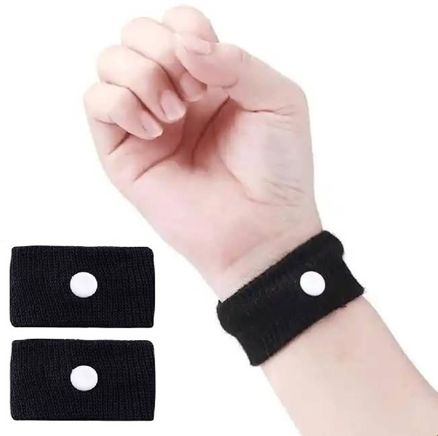 CRIYALE Motion Sickness Relief Band Anti Nausea Wristband Acupressure Travel Adult Kid Hand Grip/Fitness Grip