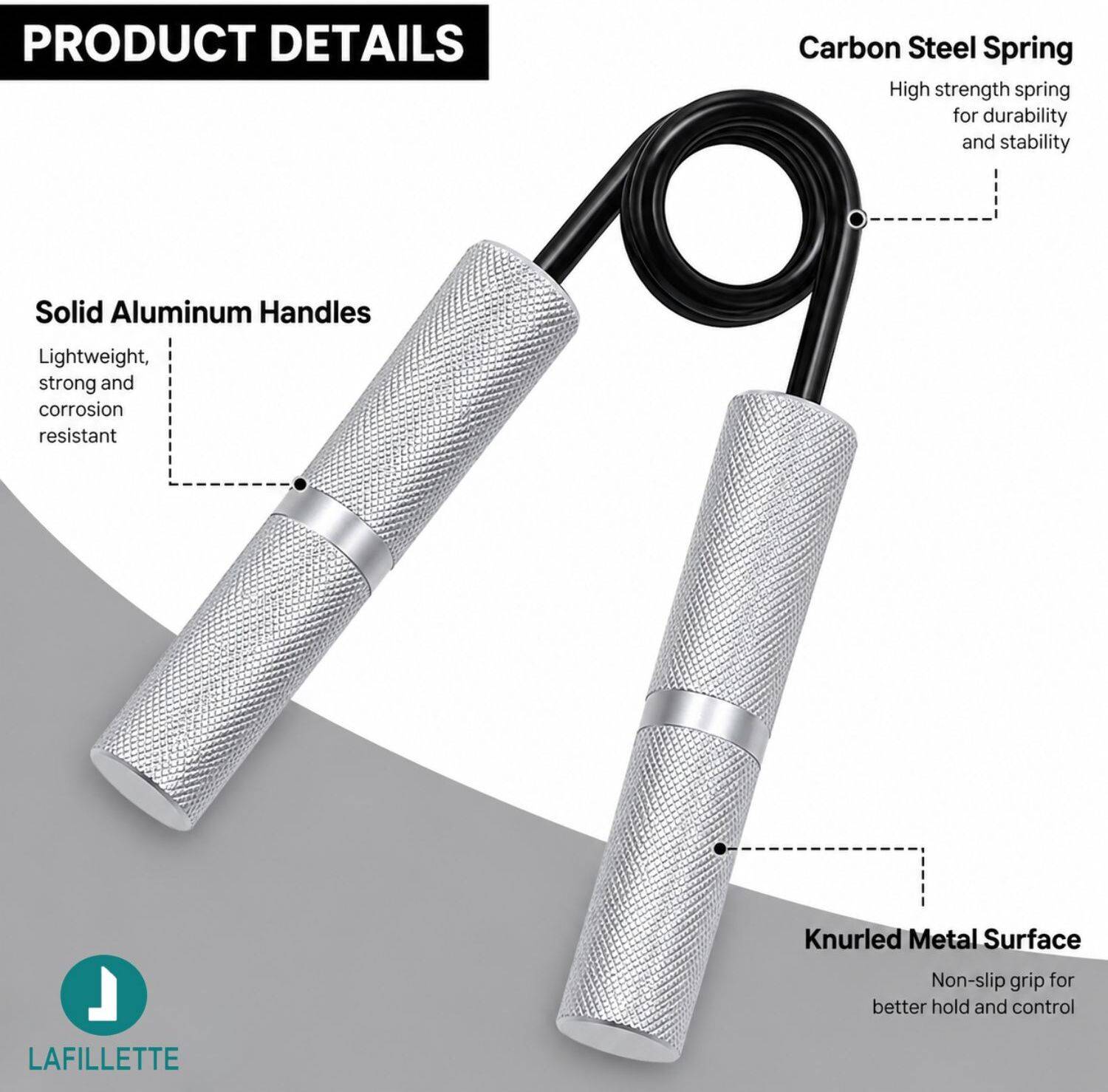 LAFILLETTE 150 Lbs Metal Hand Exerciser - Image 4