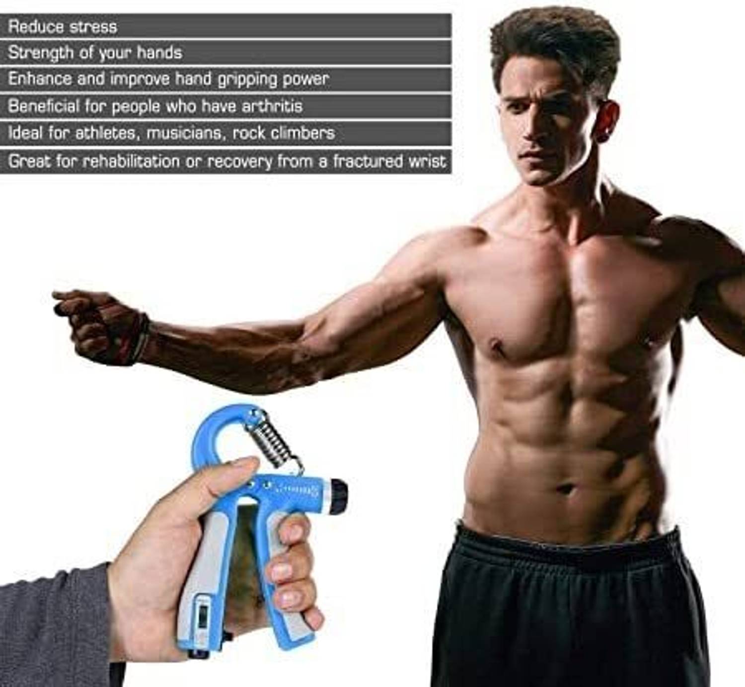 BoldFire Hand Strengthener 5-60KG - Image 5