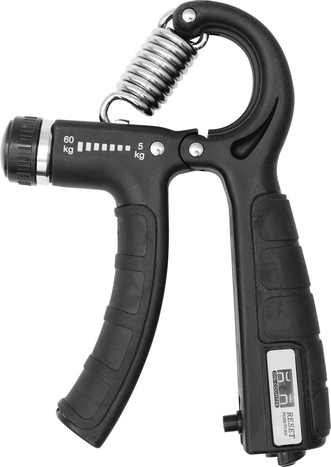 LEVRIX Hand Gripper with Digital Counter | Adjustable 5–60 kg Grip Strengthener Hand Grip/Fitness Grip