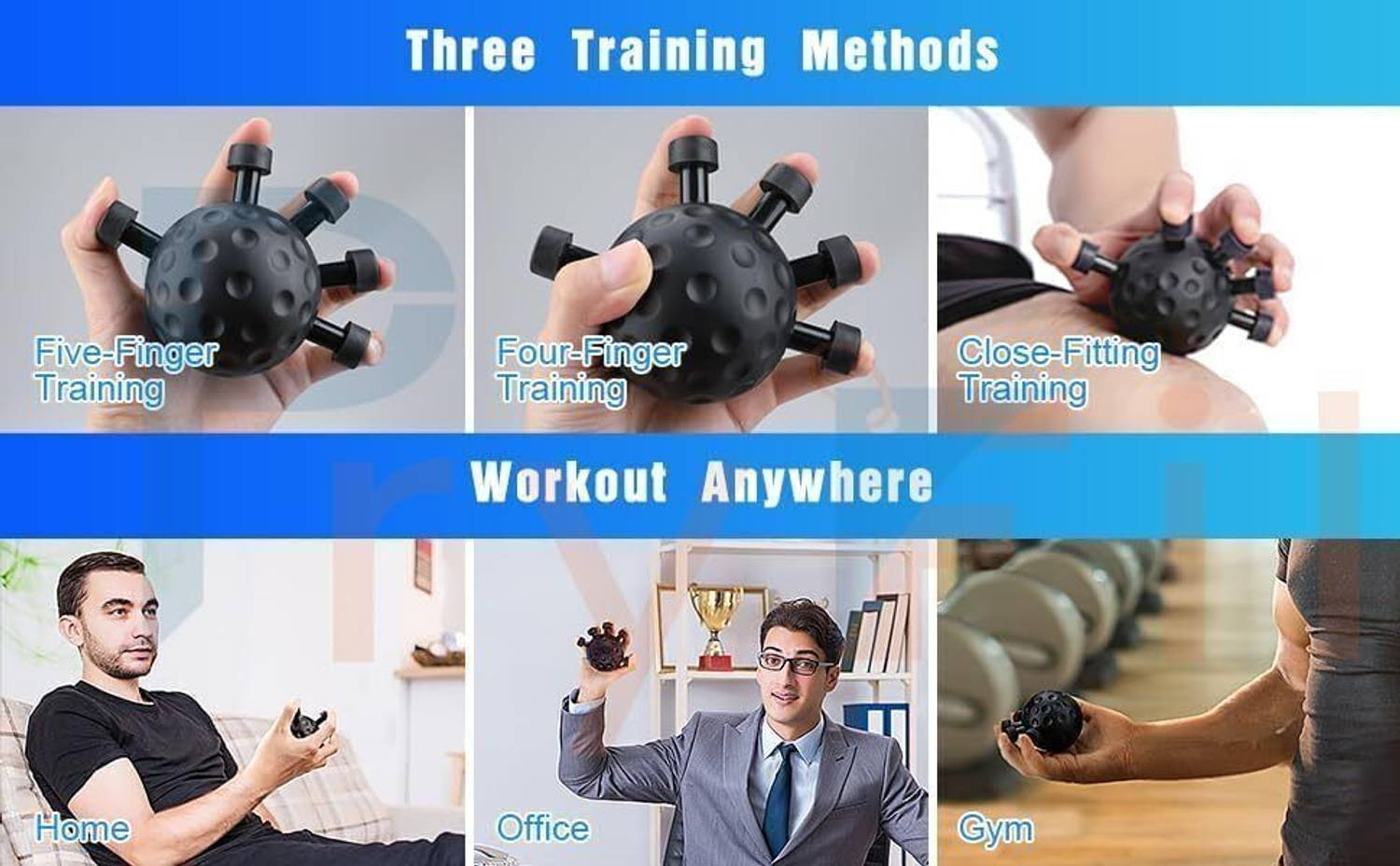 zontic Finger Grip Exercise Hand Grip - Image 5