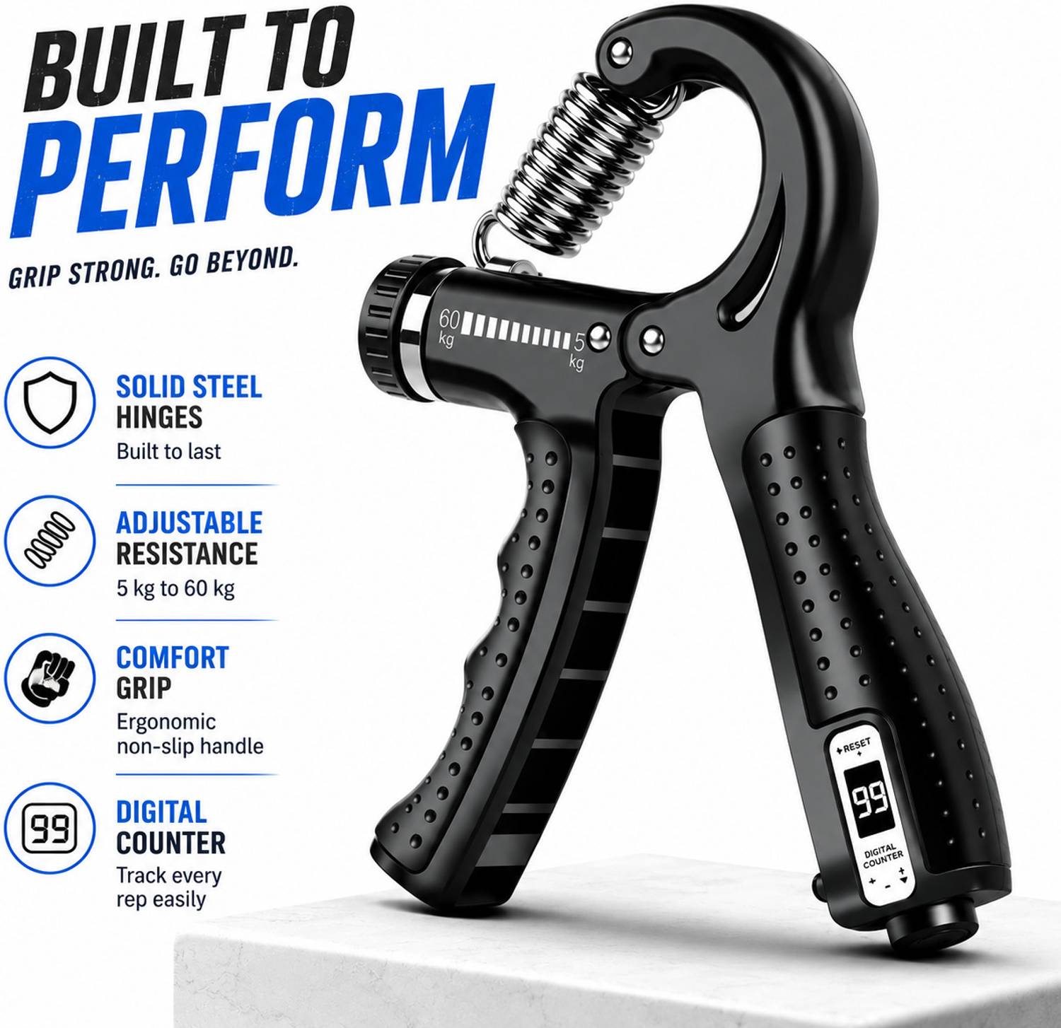 GJSHOP Adjustable Grip Strength Trainer - Image 2