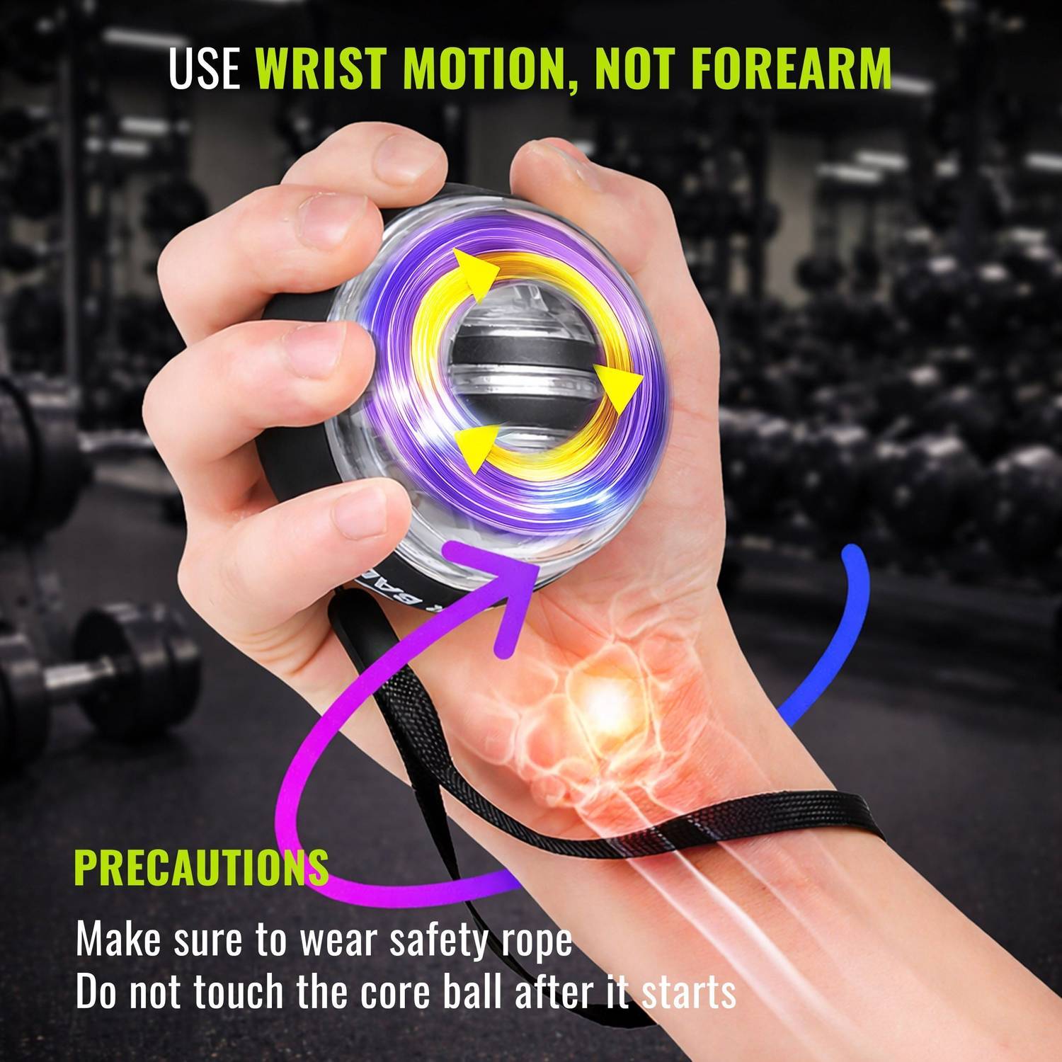 SLOVIC Gyro Ball Gym Hand Grip - Image 5