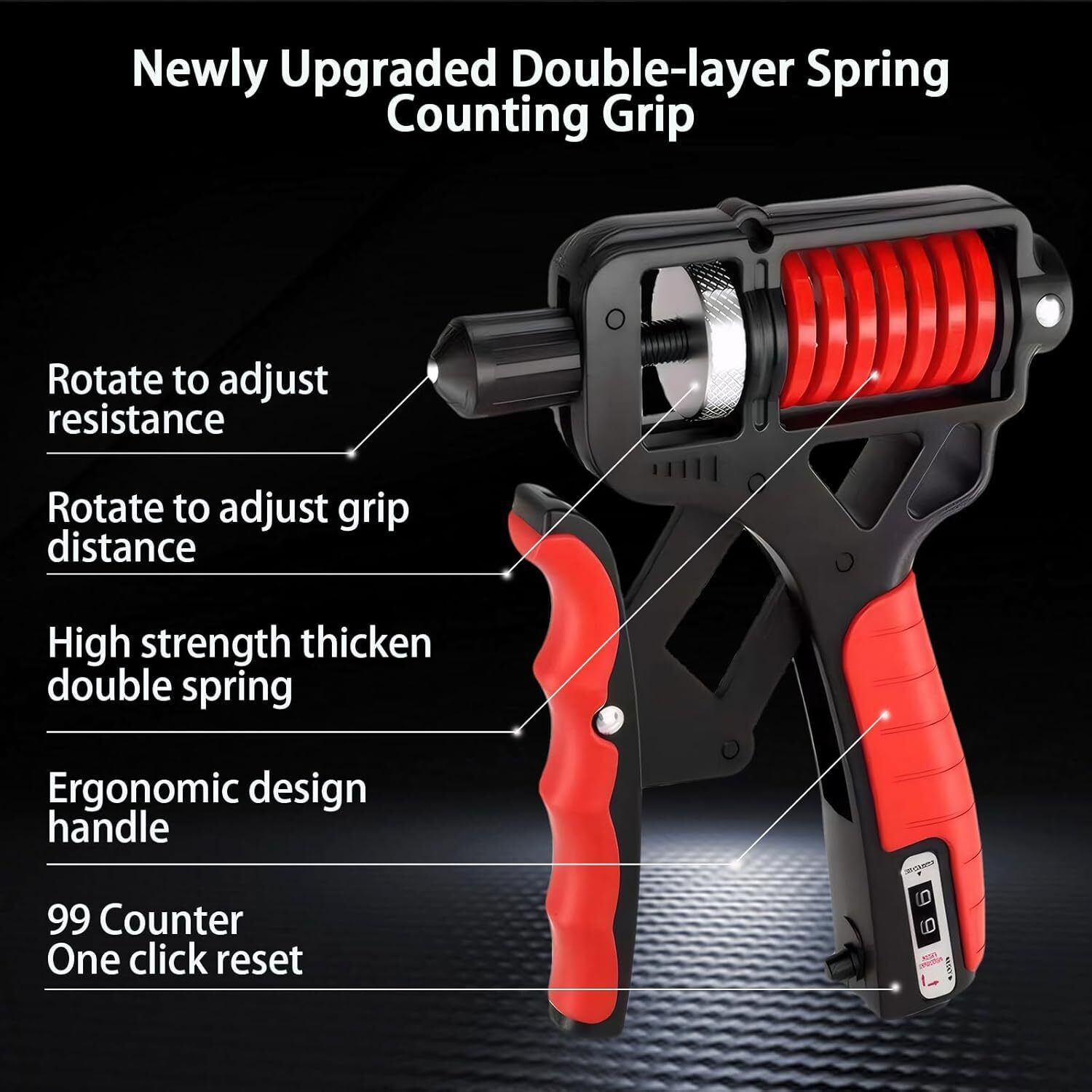 Image of VISHIXIT Hand Grip Strengthener for Gym & Home Workout Hand Exercise Equipment Hand Grip /Fitness Grip