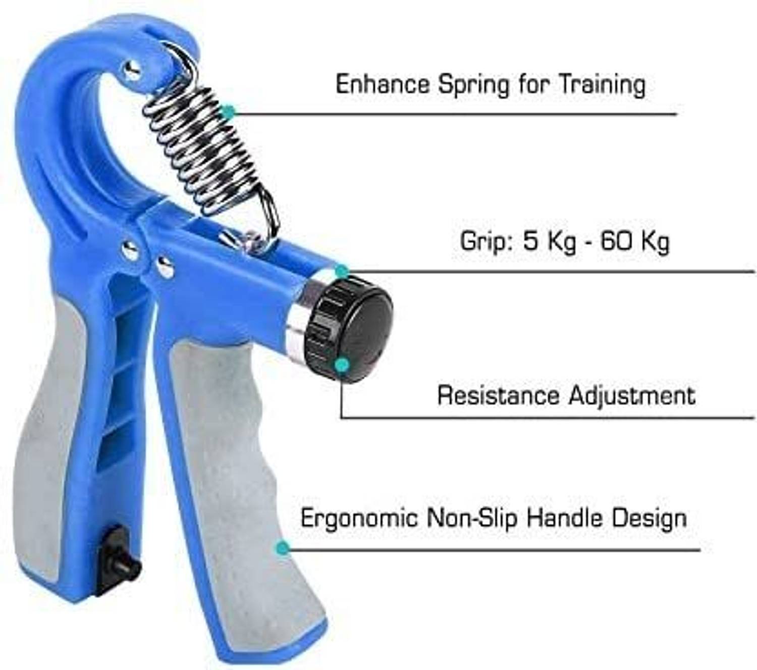 BoldFire Hand Strengthener 5-60KG - Image 4