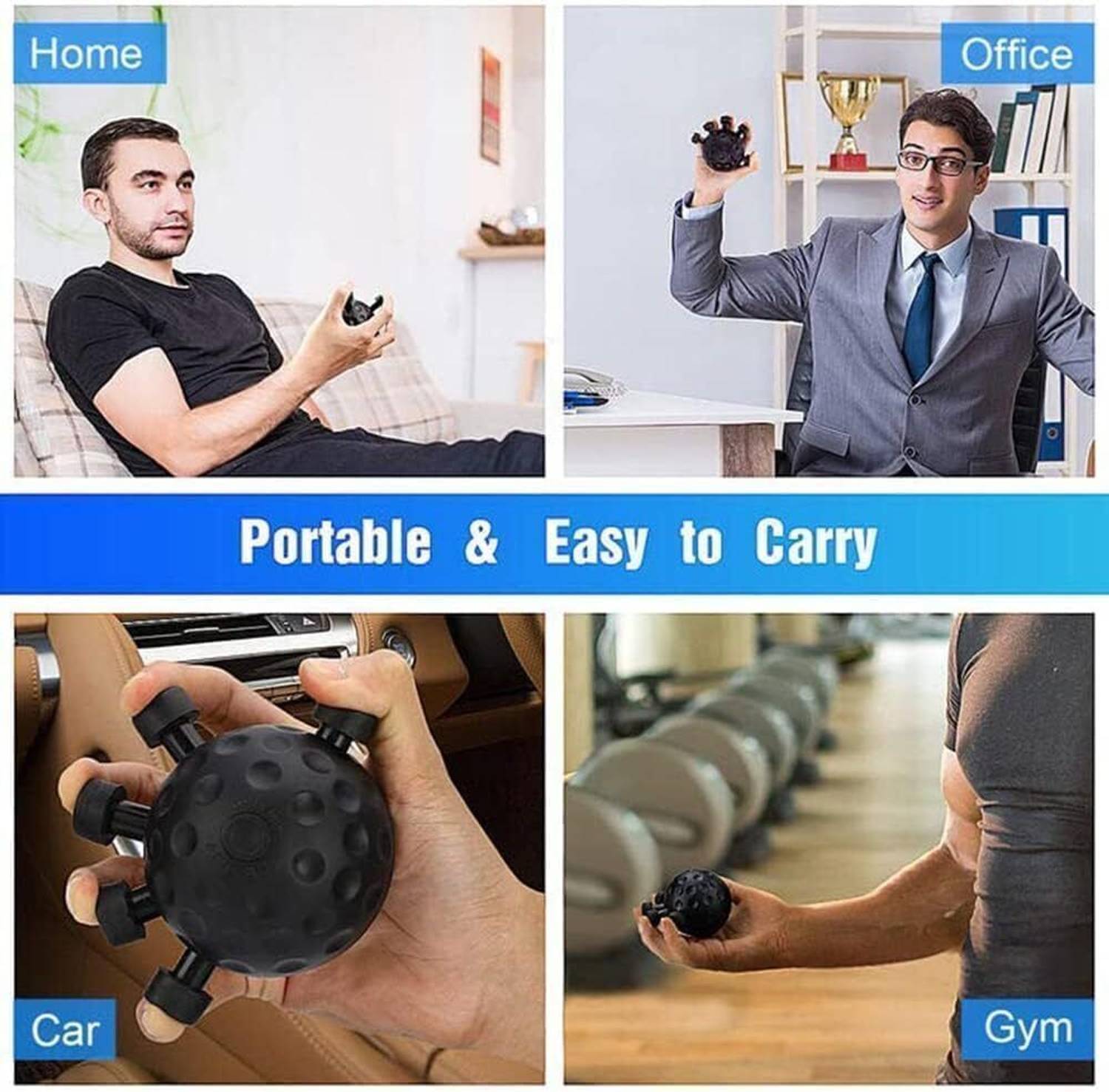 zontic Finger Grip Exercise Hand Grip - Image 4