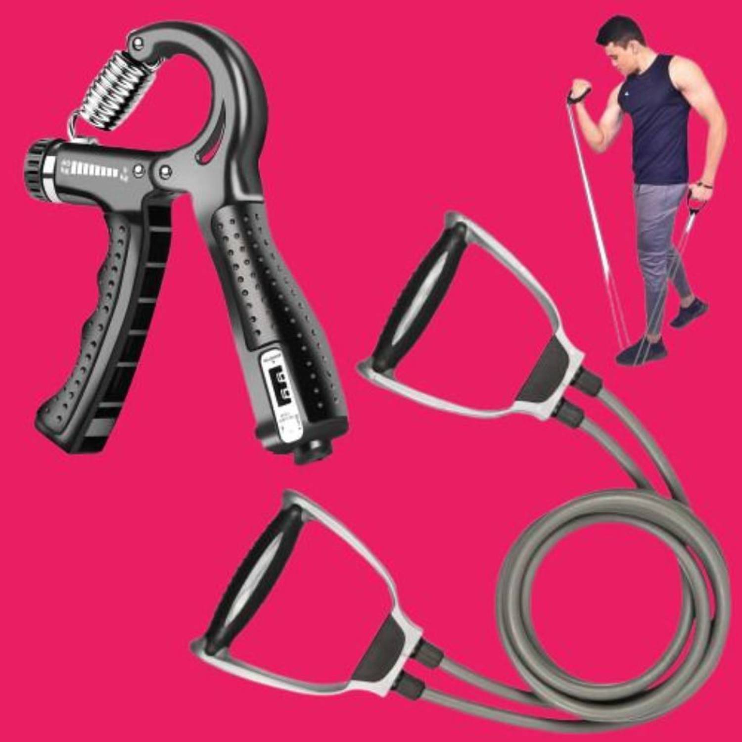Avianna to toning tube and hand grip combo kit Fitness Accessory Kit-Z1 Hand Grip/Fitness Grip
