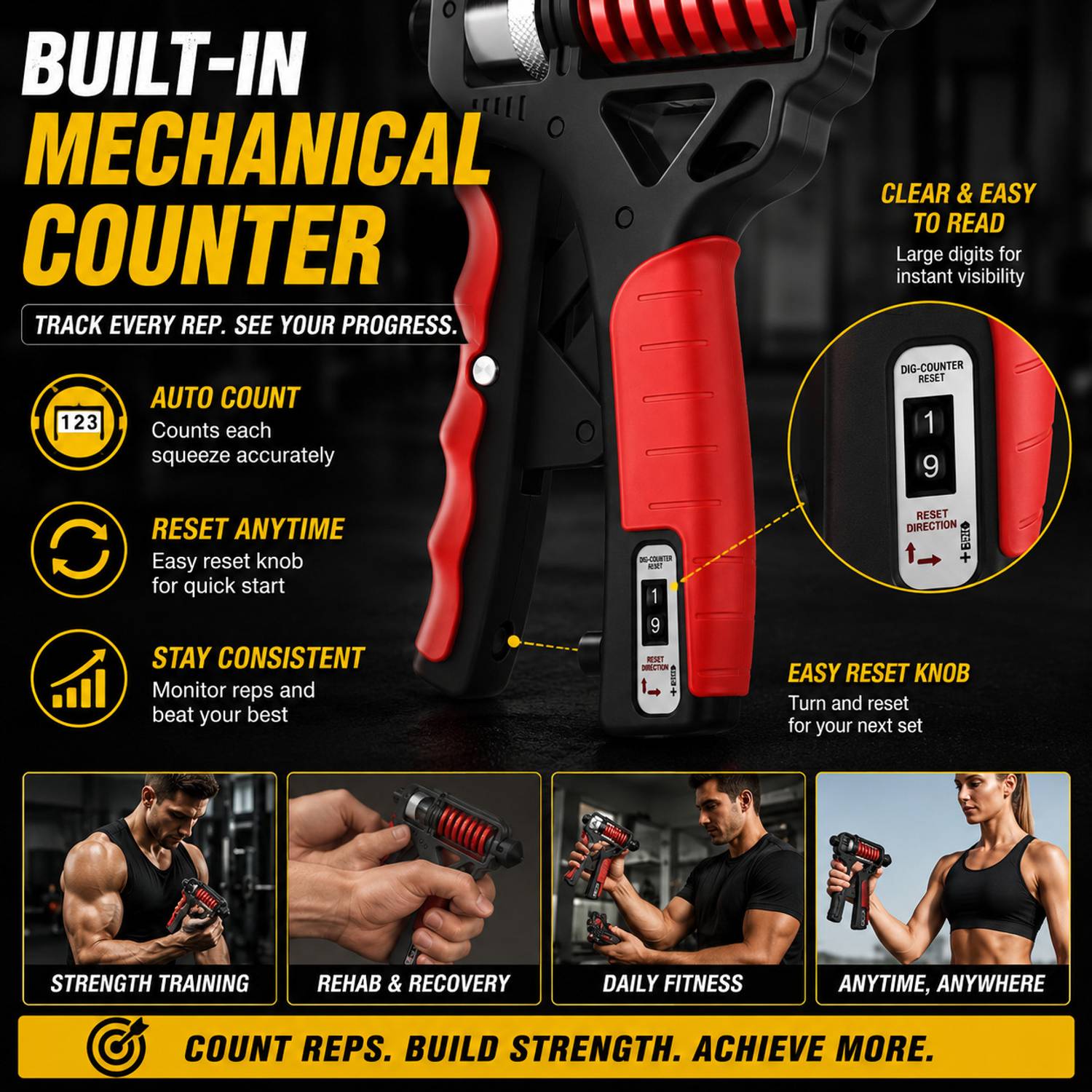 FIZONT Hand Gripper 165 kg - Image 4