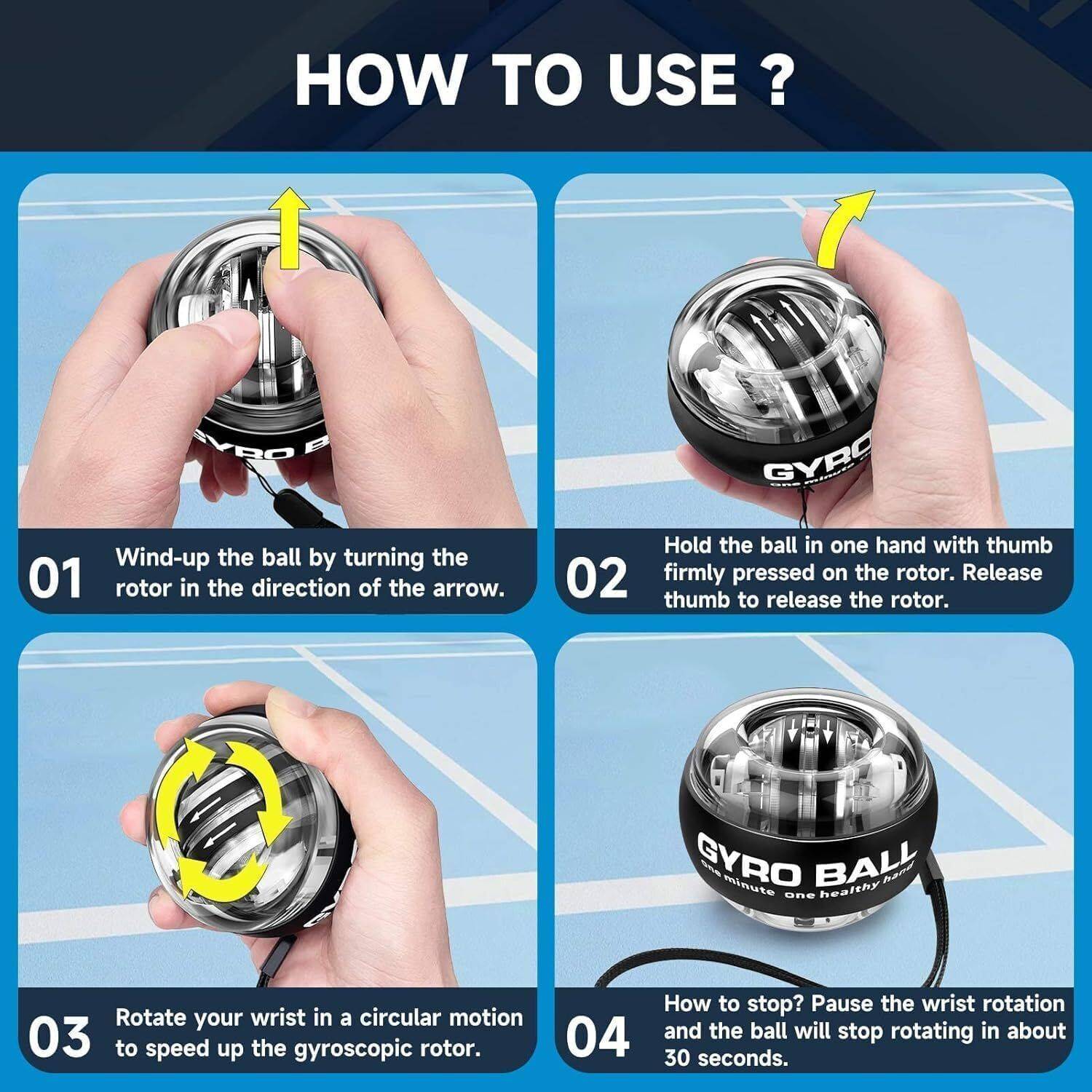 M MOD CON Gyro Ball Workout - Image 3