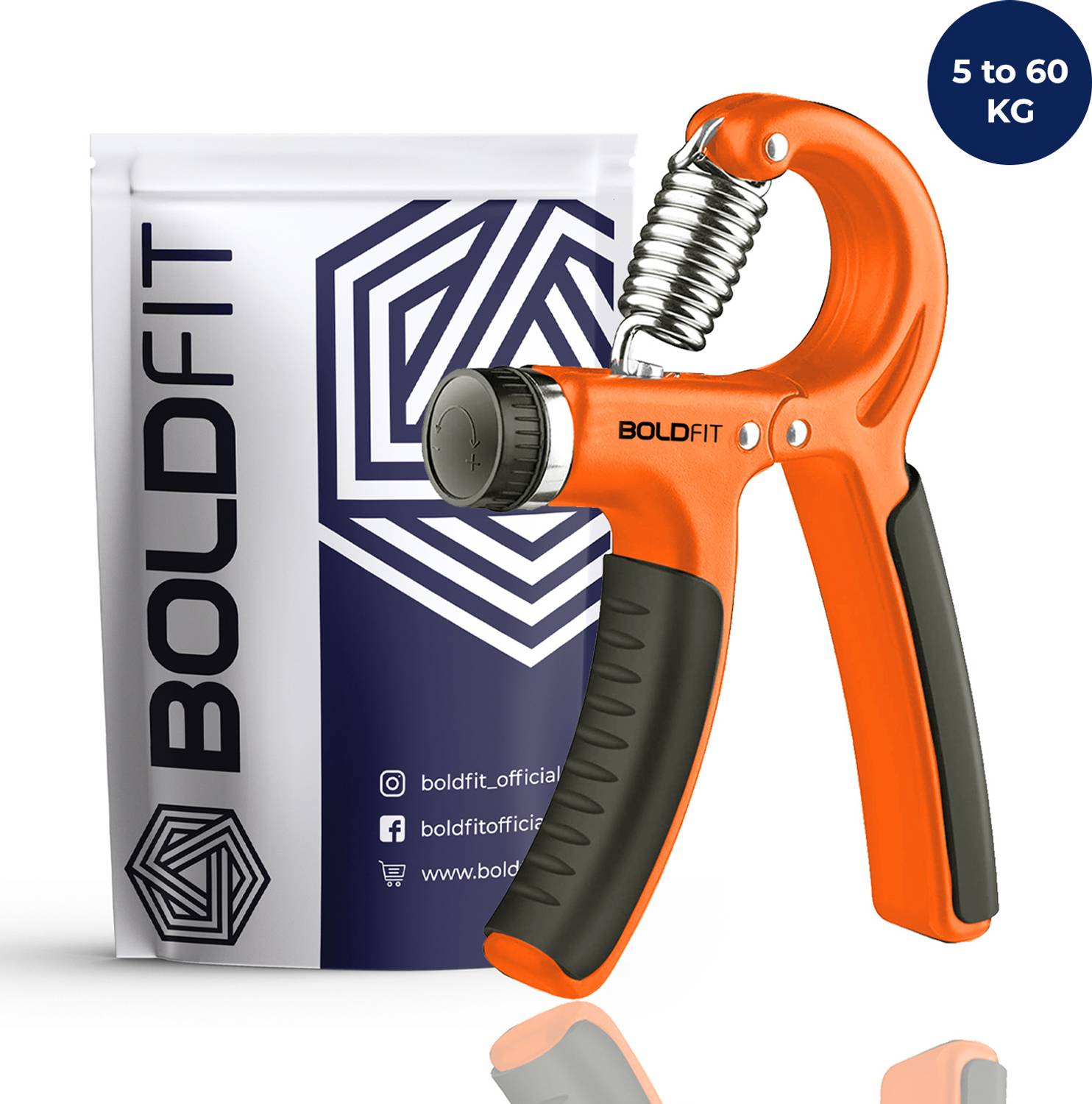 BOLDFIT Hand Grip Band For Gym Hand Gripper Strengthner For Fitness Men & Women Hand Grip/Fitness Grip