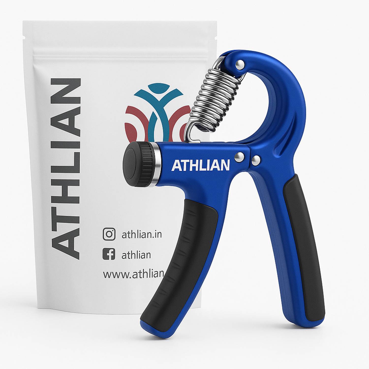 Athlian Adjustable Hand Gripper, Strengthen Your Grip with 5-60 kg Resistance Hand Grip/Fitness Grip