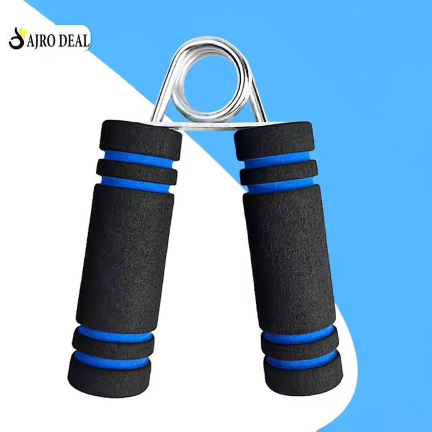 AJRO DEAL Hand Grip Strengthener, Soft Foam Hand Wrist Power, Forearm Exerciser-Multicolor Hand Grip/Fitness Grip