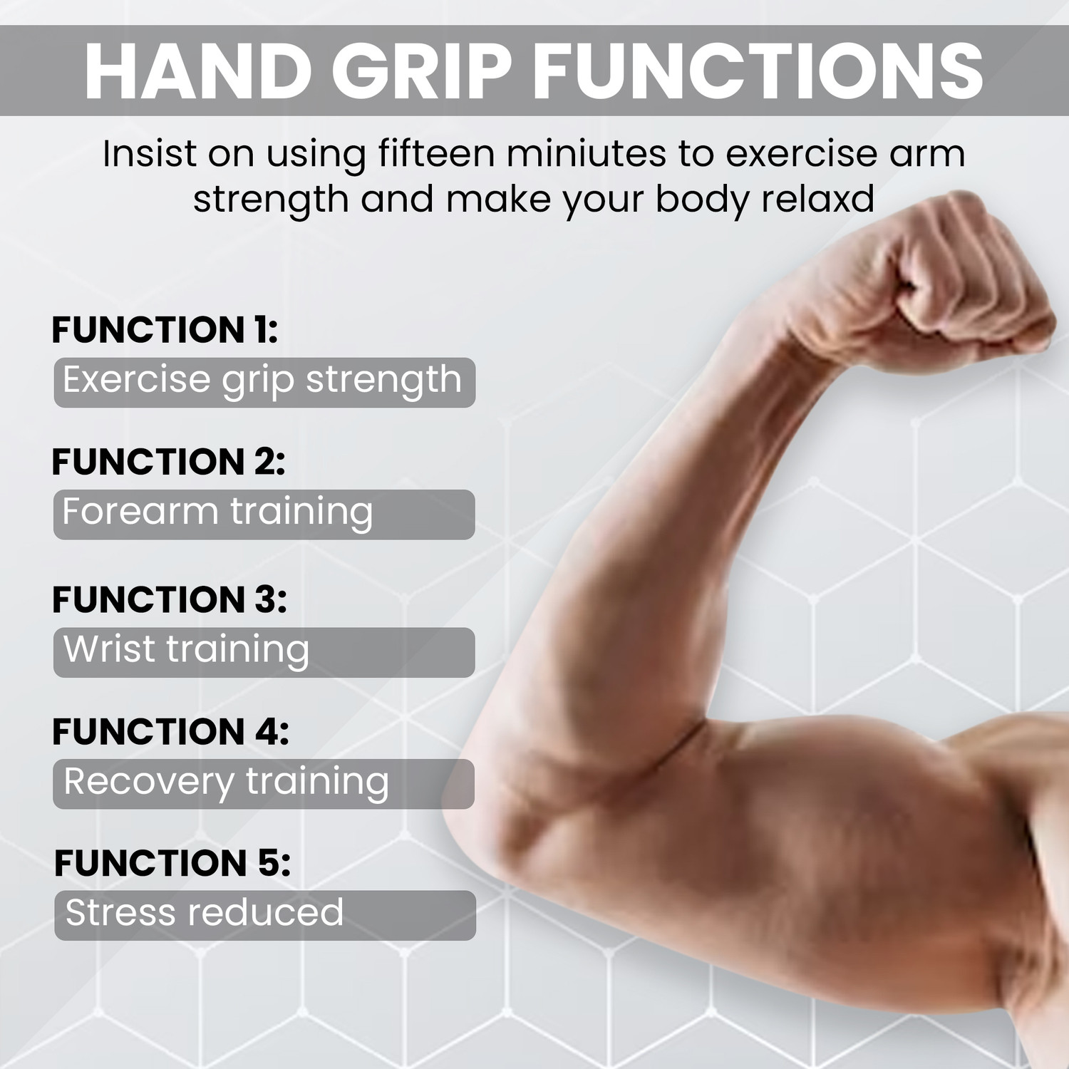 Image of LOVOCAL Hand Strengthener with Counter Adjustable Resistance (5-60KG) Hand Grip /Fitness Grip