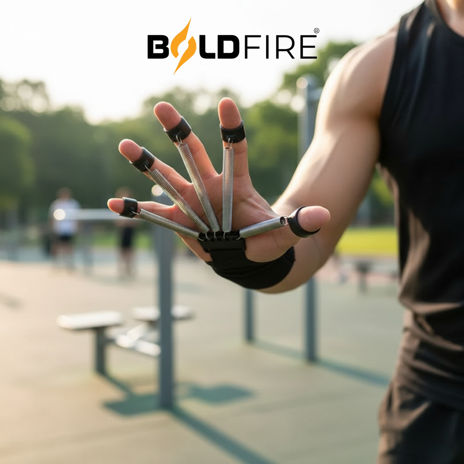 Image of BoldFire Hand Gripper 5-100Kg with Finger Exerciser|Hand,Wrist & Forearm Strength Trainer Hand Grip /Fitness Grip