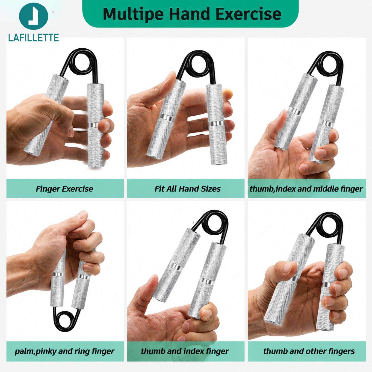 LAFILLETTE 150 Lbs Metal Hand Exerciser - Image 2