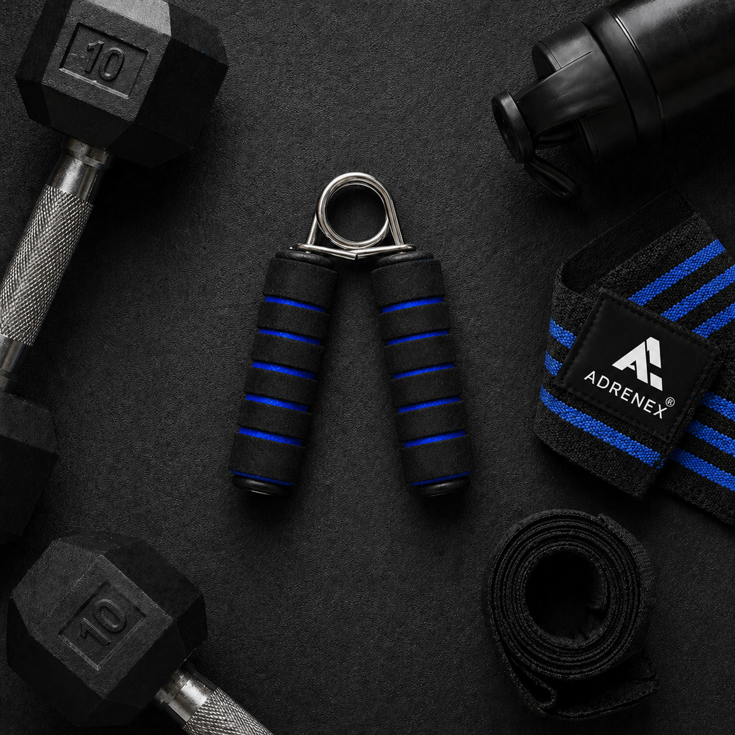 Image of Adrenex by Flipkart Foam Hand Exercise & Fitness Grip Combo