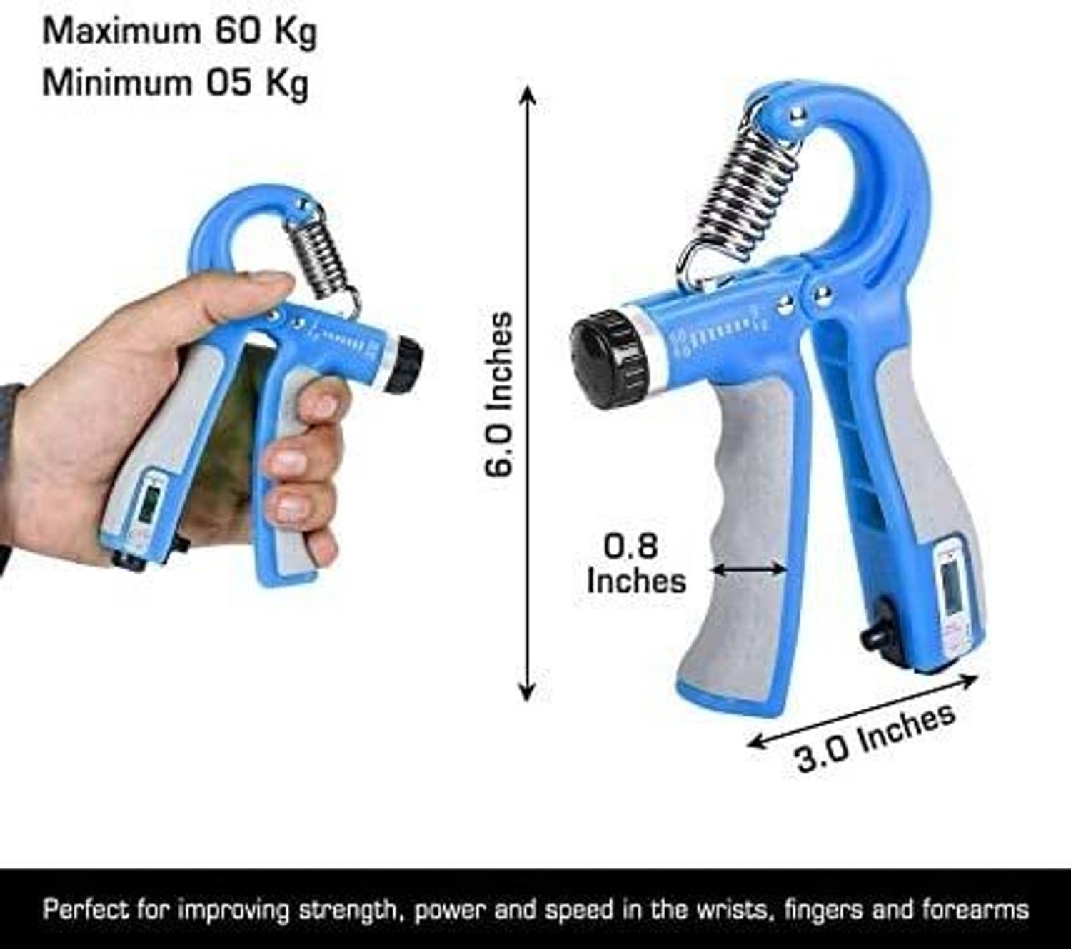 BoldFire Hand Strengthener 5-60KG - Image 2