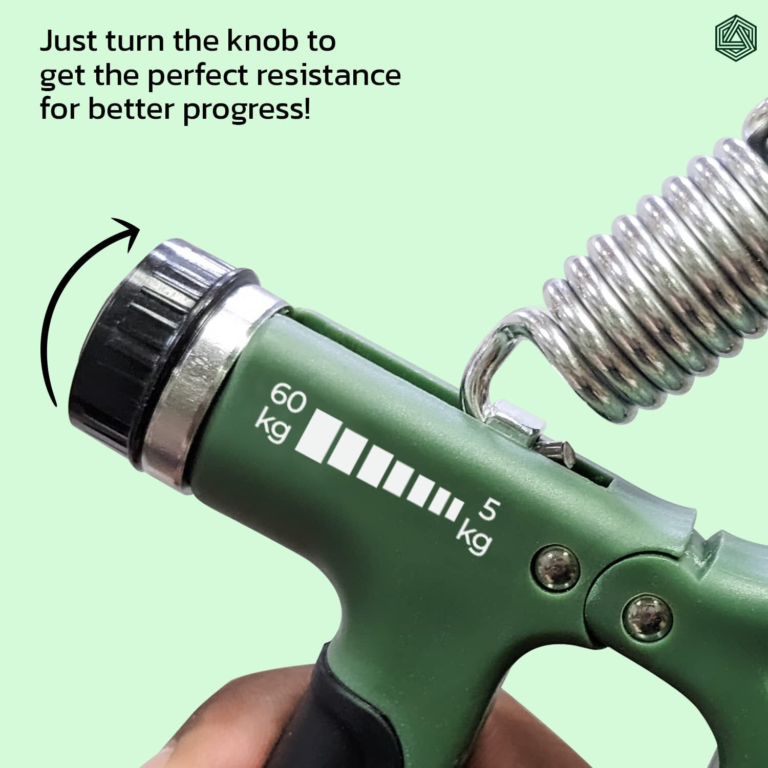 Image of Avianna Hand Strengthener with Counter, Adjustable Resistance from 5-60KG Hand Grip /Fitness Grip