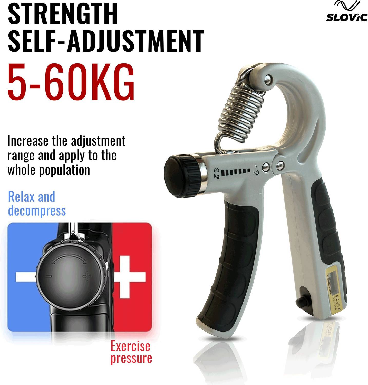 SLOVIC Hand Grip With Counter Upto 60 Kg - Image 4