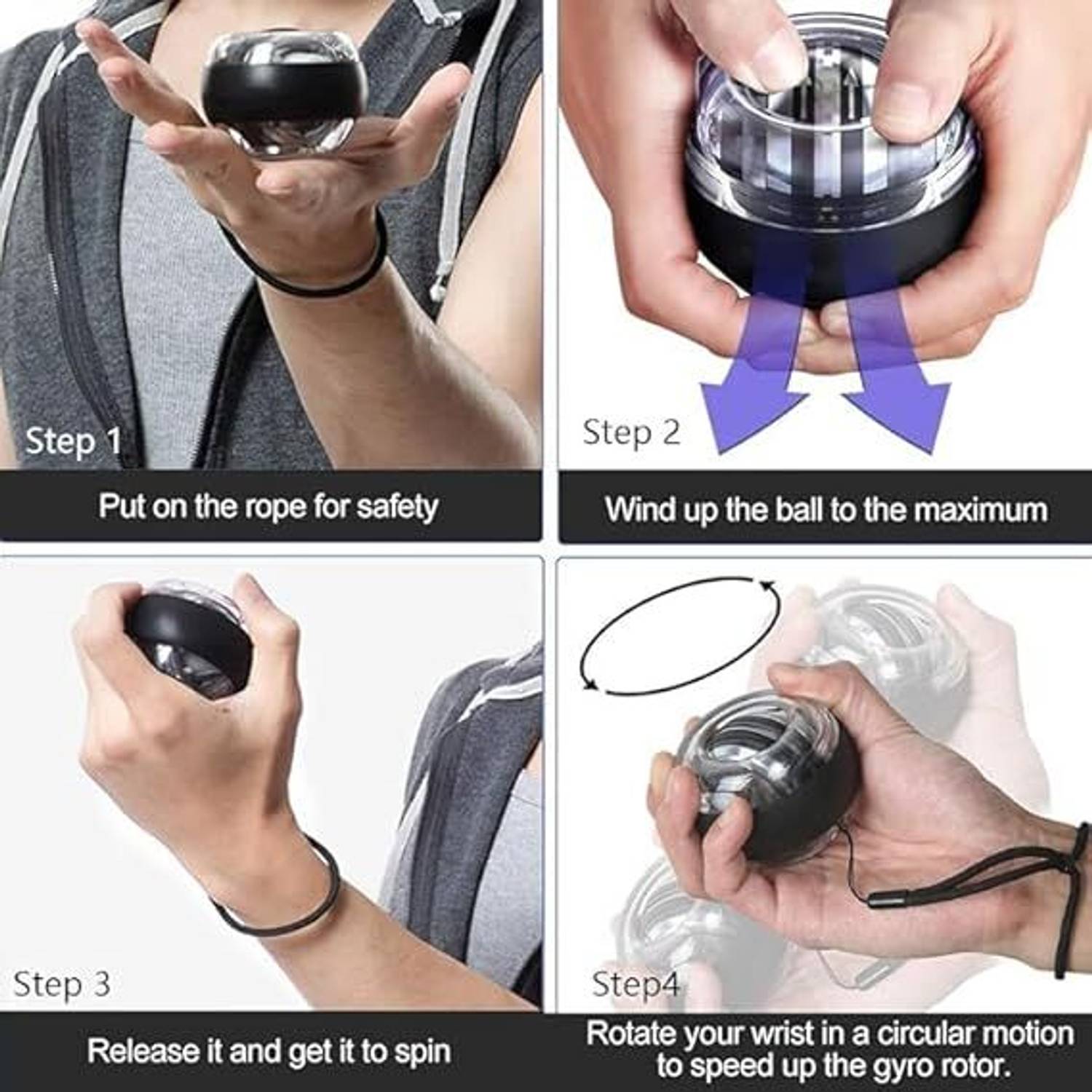 valsheri Wrist Gyro Ball for Muscle and Bone Strengthening - Image 5