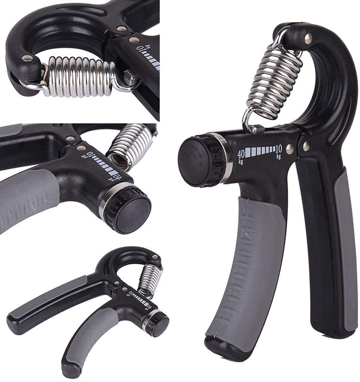 Image of Pheonix Hand Grip Strengthener Set with Finger Exerciser and Adjustable Hand Gripper Hand Grip /Fitness Grip