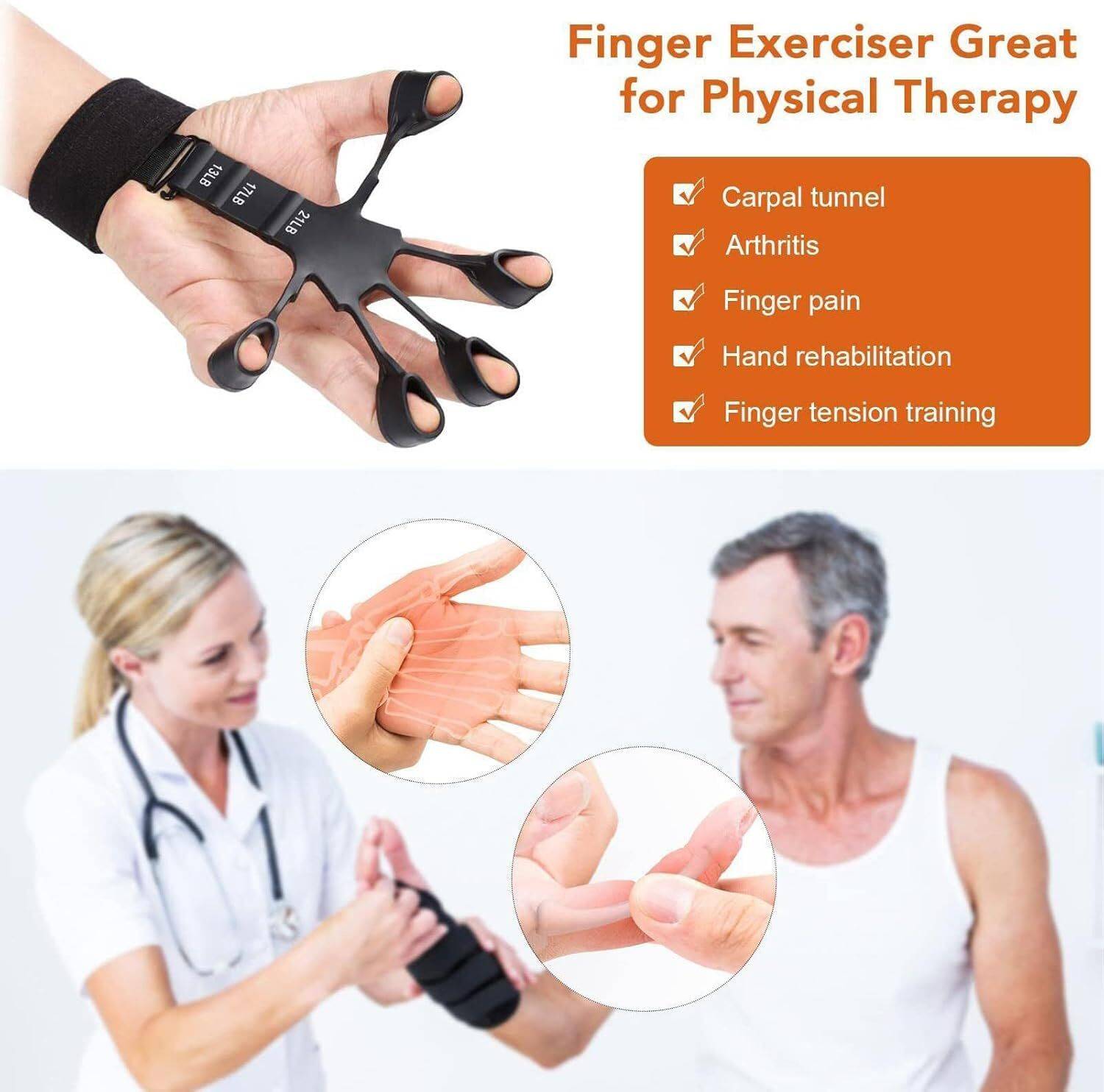 Pheonix Counter Hand Gripper & Finger Gripper Set - Image 2