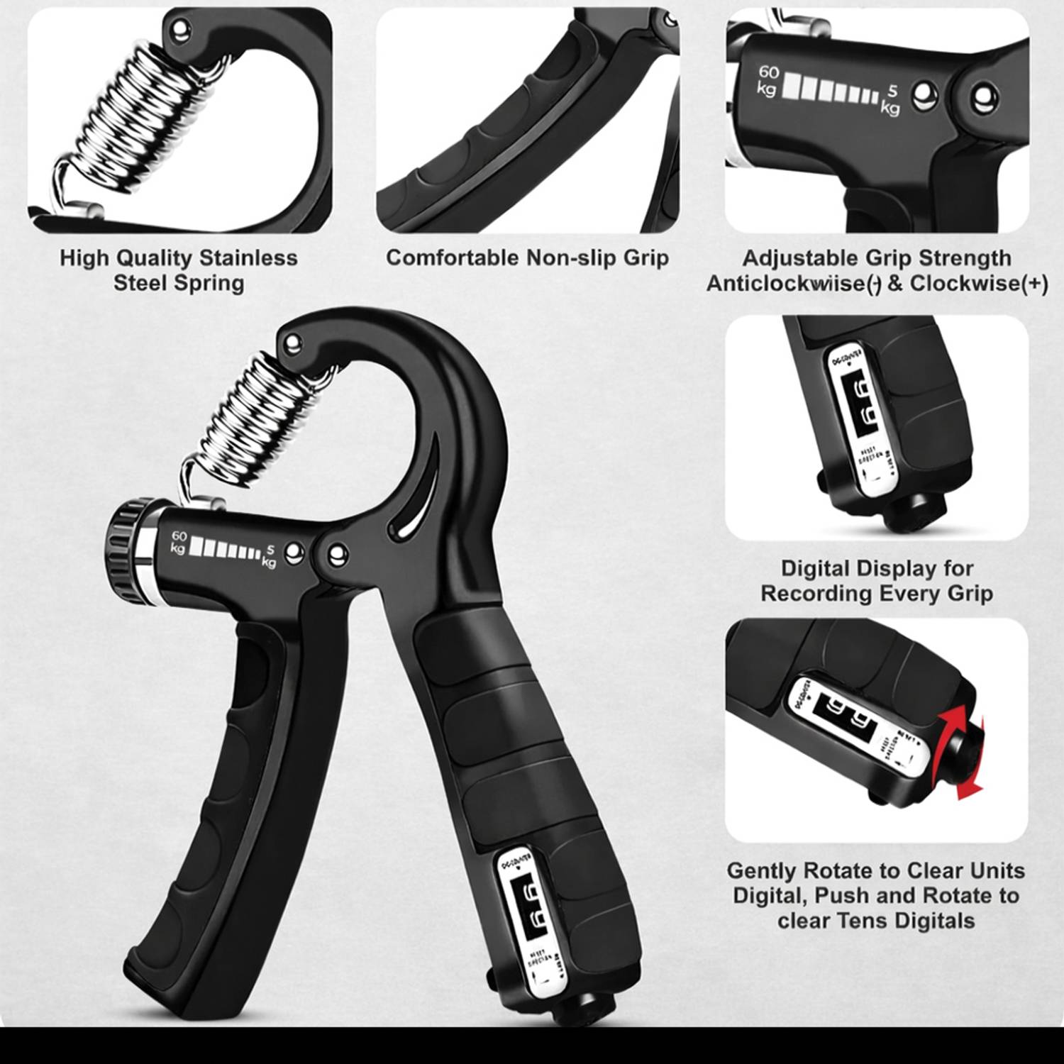 Adrenex Adjustable Hand Grip Strengthener - Image 4