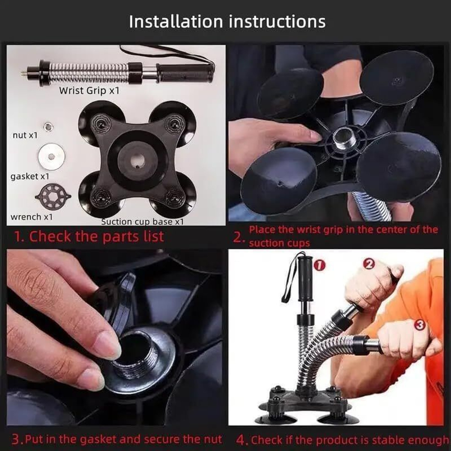 Image of H N R Arm Wrestling Trainer Exerciser Forearm Equipment Hand Grip /Fitness Grip