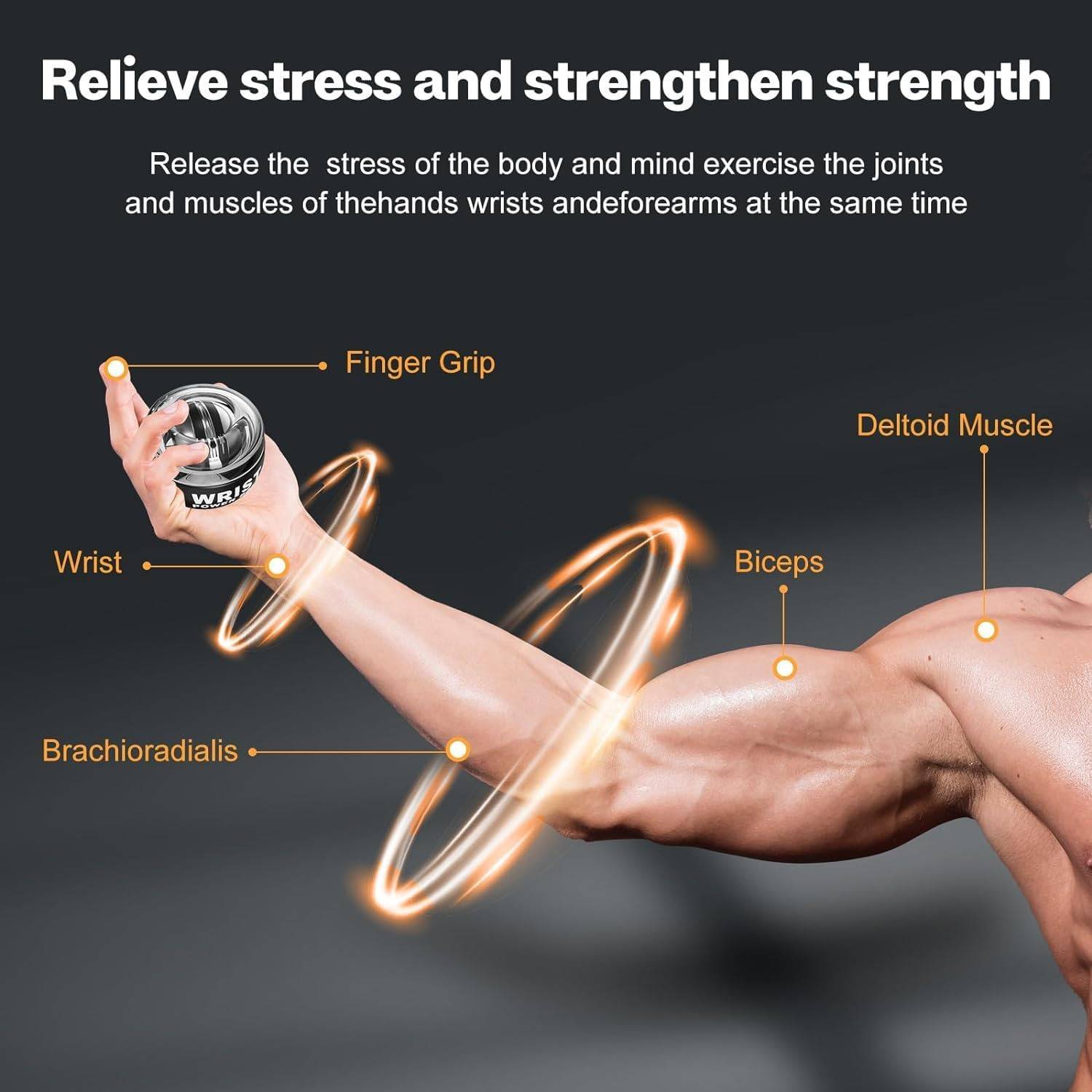 MAGHROLA Wrist Gyro Ball for Workout - Image 2
