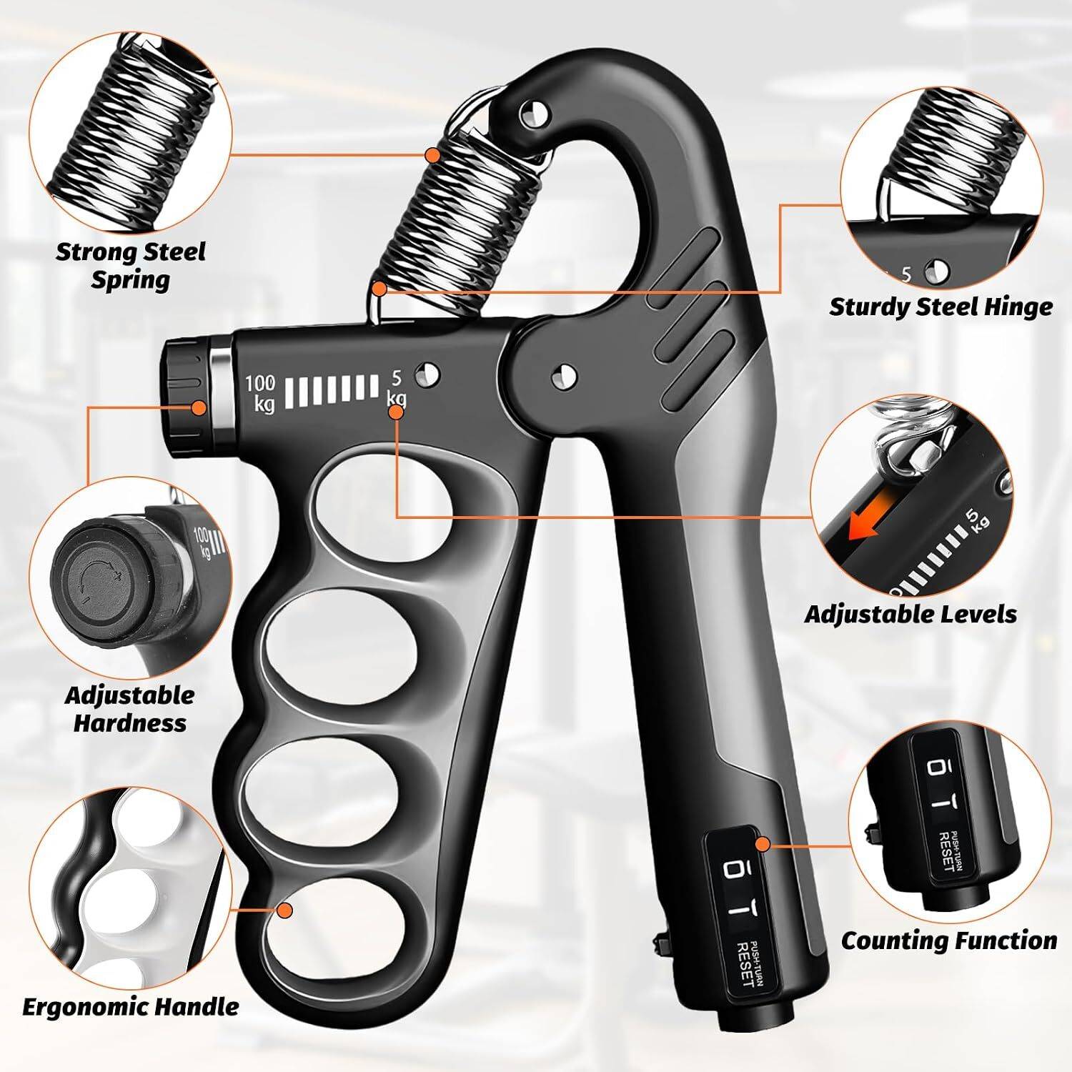 BOLDIT Hand Gripper 5-100 kg - Image 3