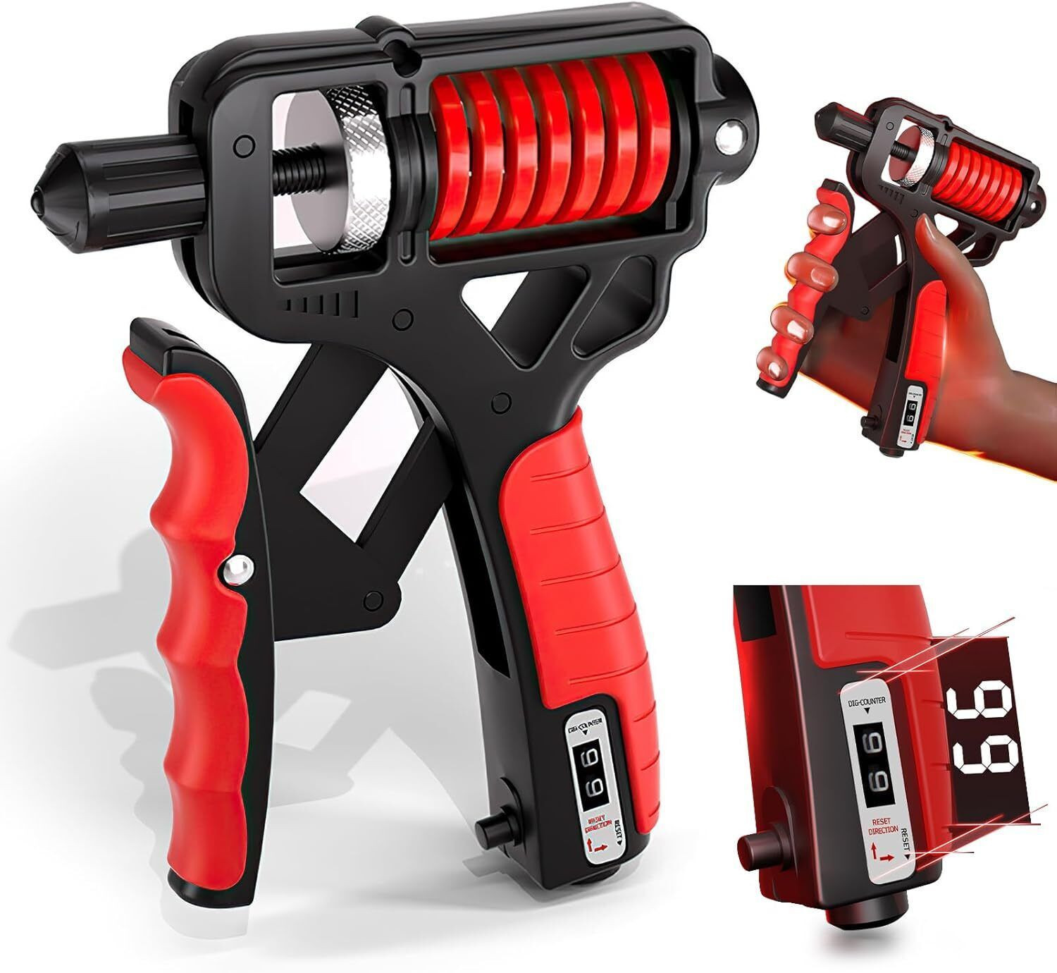 Image of VISHIXIT Hand Grip Strengthener for Gym & Home Workout Hand Exercise Equipment Hand Grip /Fitness Grip