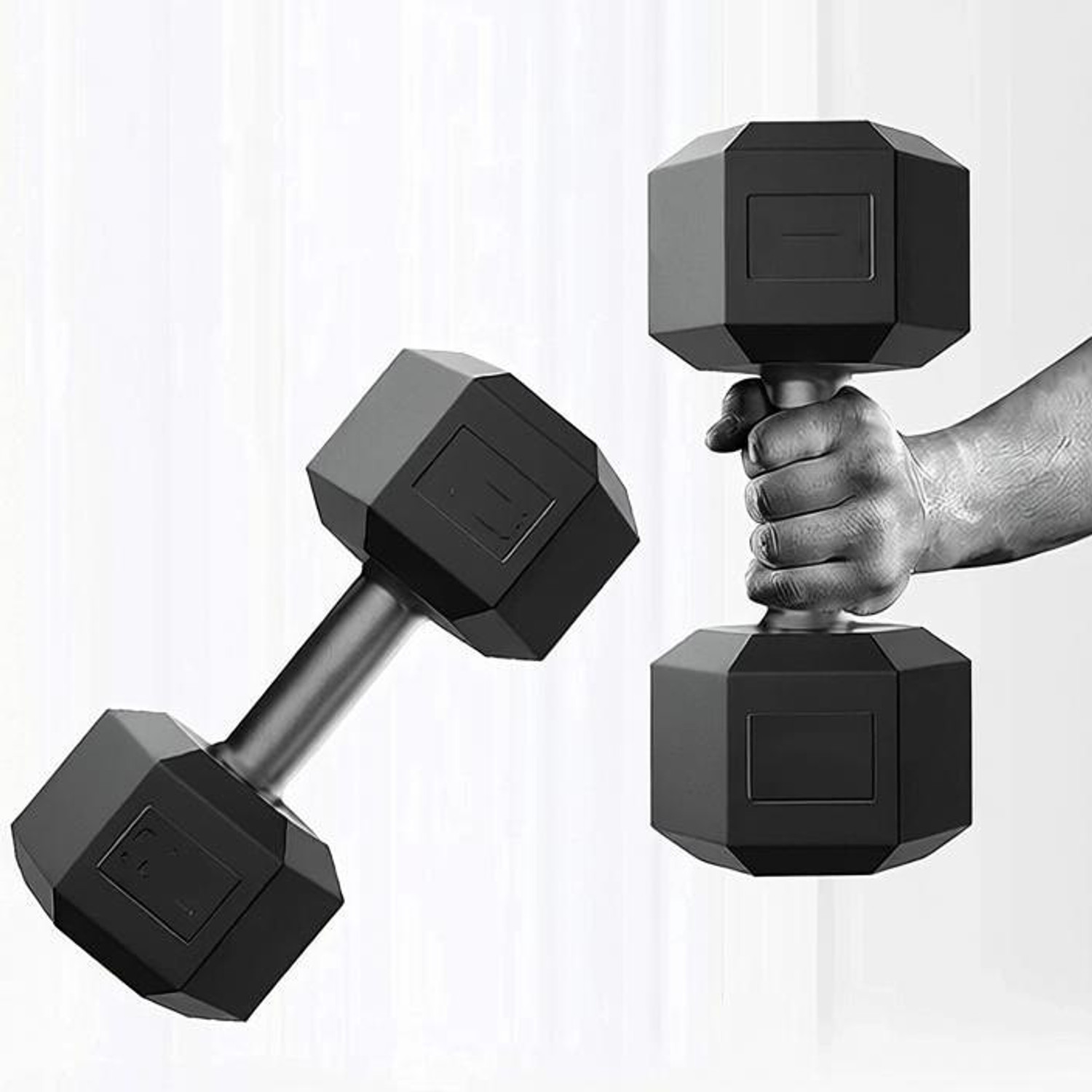 Image of Tanvi 2KG PAIR DUMBBELL SET Hand Grip /Fitness Grip
