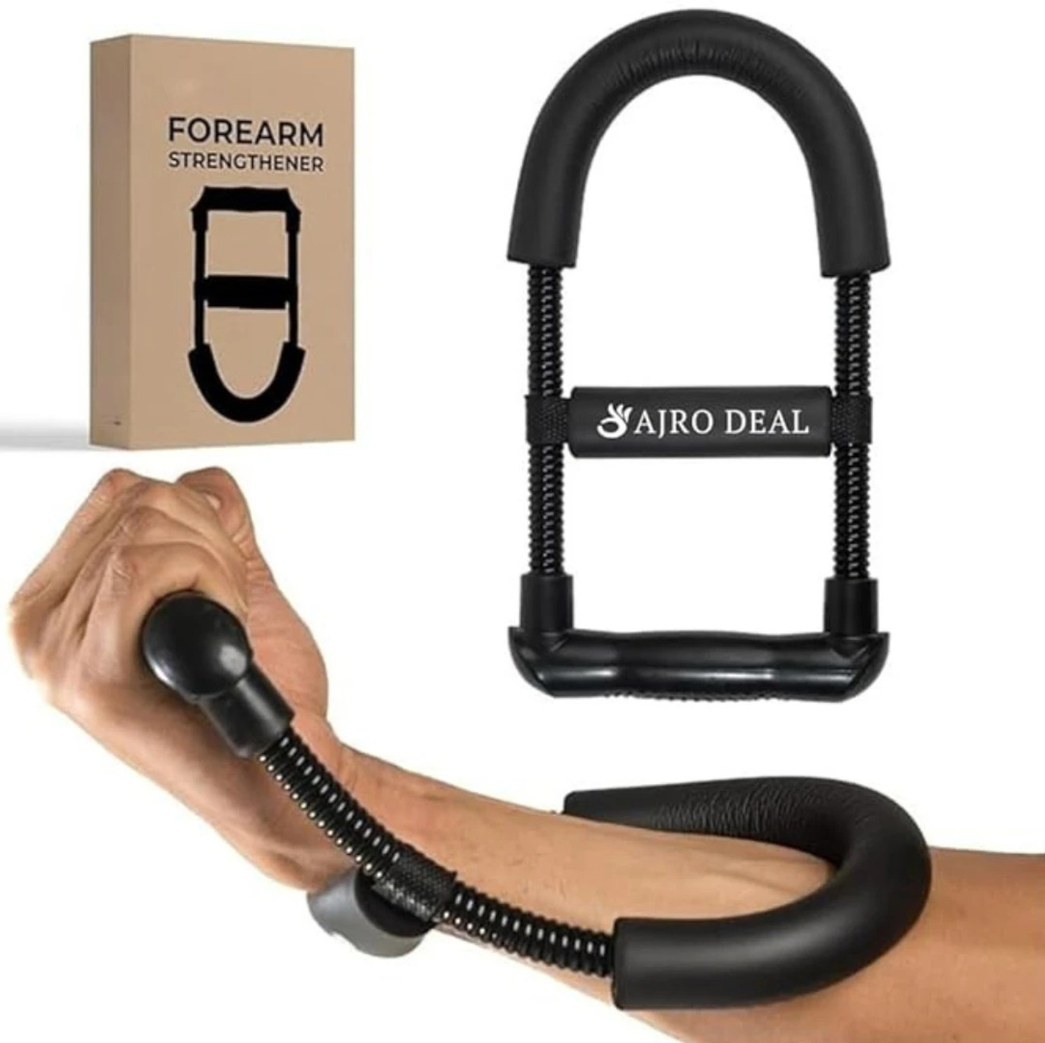AJRO DEAL Adjustable Forearm Strengthener Wrist Exerciser Hand Grip/Fitness Grip Hand Grip/Fitness Grip