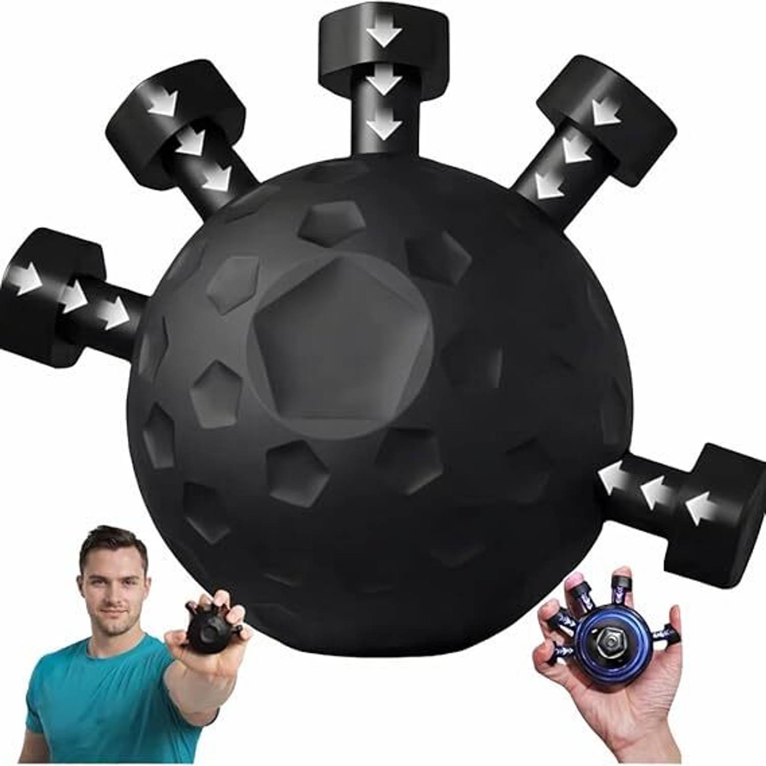 afifa Ultimate Finger Exerciser Ball Hand Grip/Fitness Grip