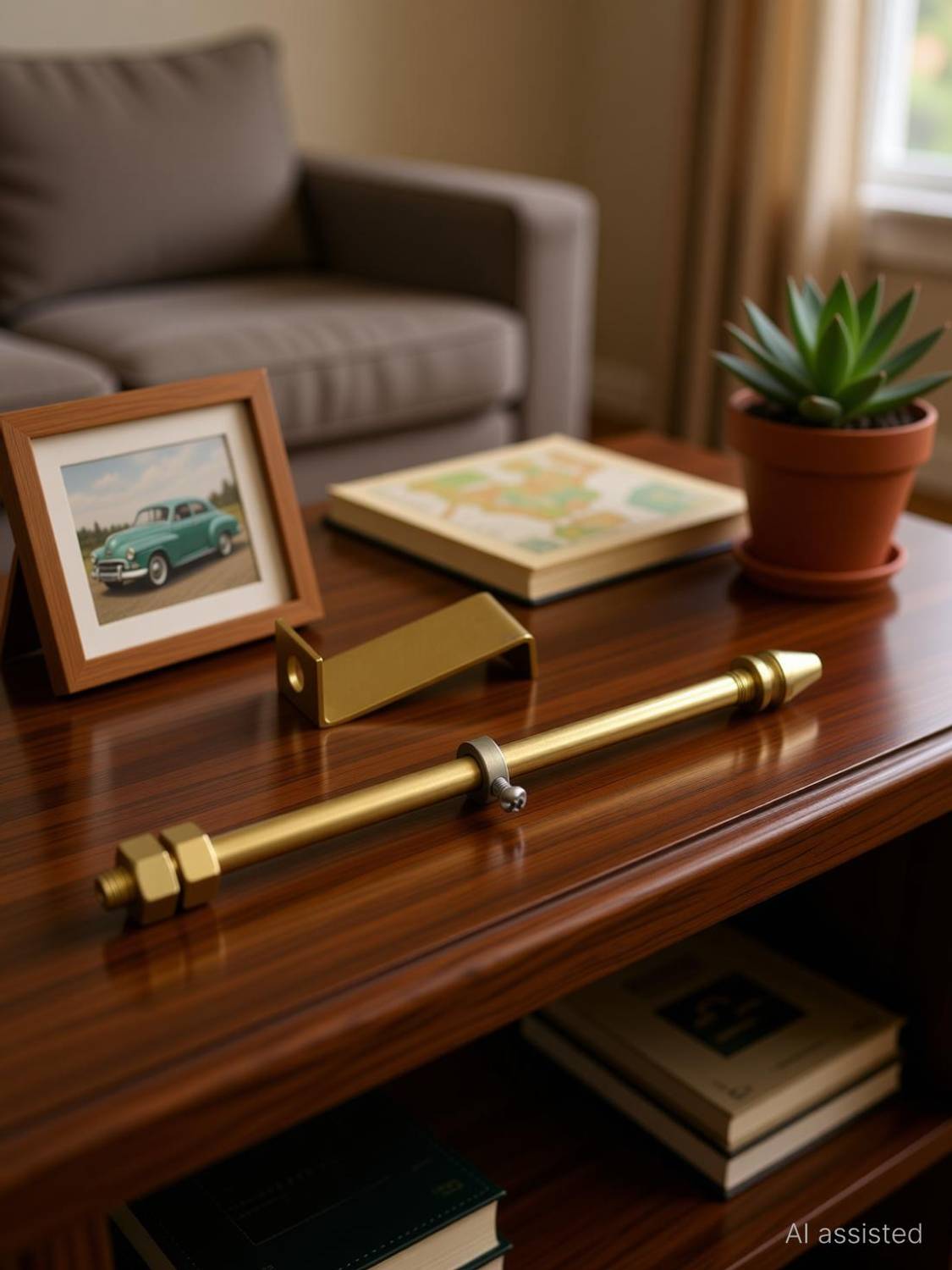 Golden Car Flag Rod Universal Judgment/Corner Rod for All Car Models Car Window Flag 15.2 cm x 5.1 cm by ARSH
